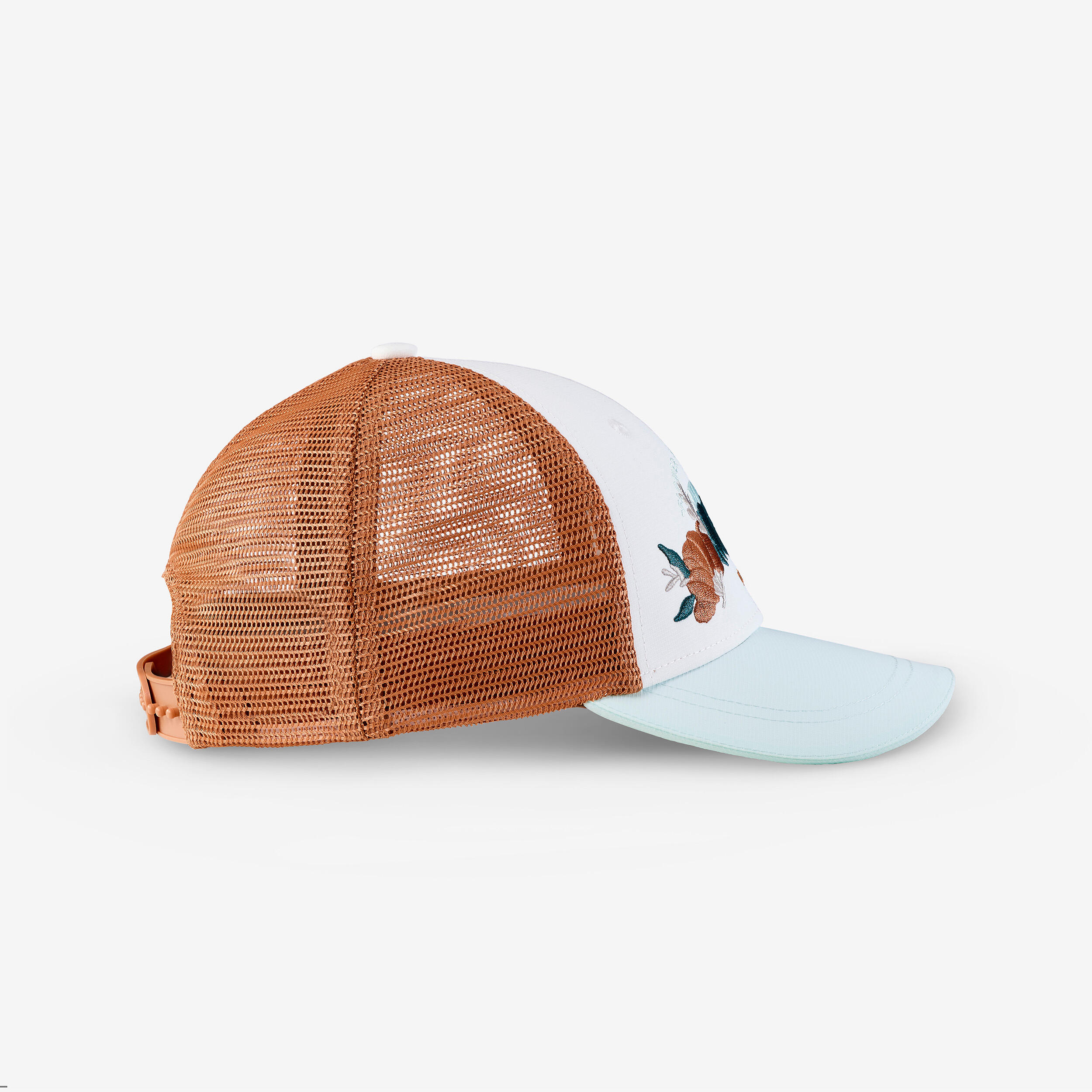 Kids’ Trucker hiking cap MH500, 7-15 years - White