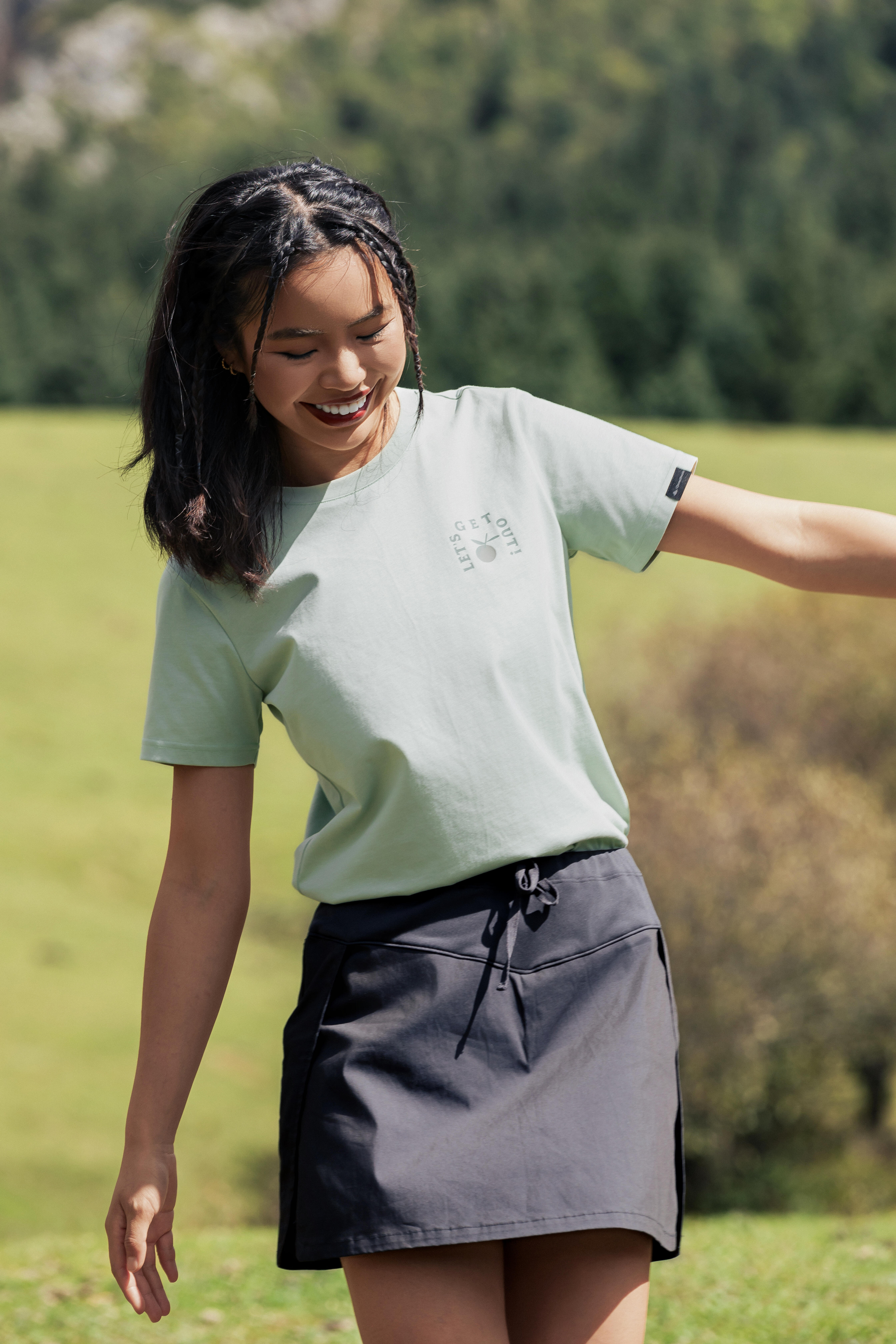 Jupe-short de randonnée femme, NH 500 - QUECHUA