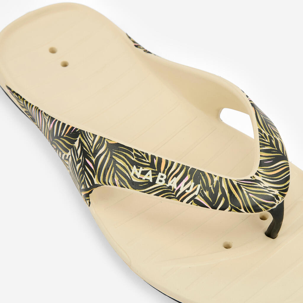 Women’s poolside flip-flops - Tonga 500 blue navy