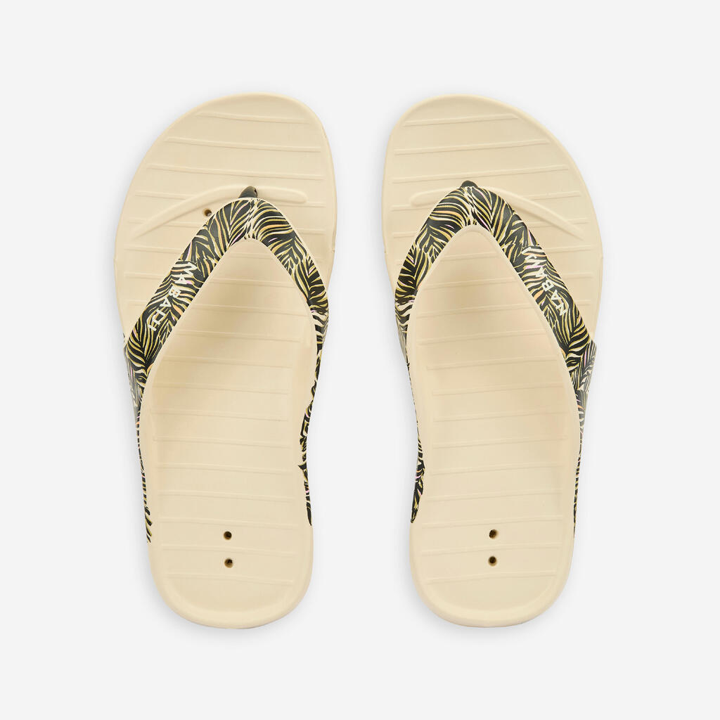 Women’s poolside flip-flops - Tonga 500 blue navy