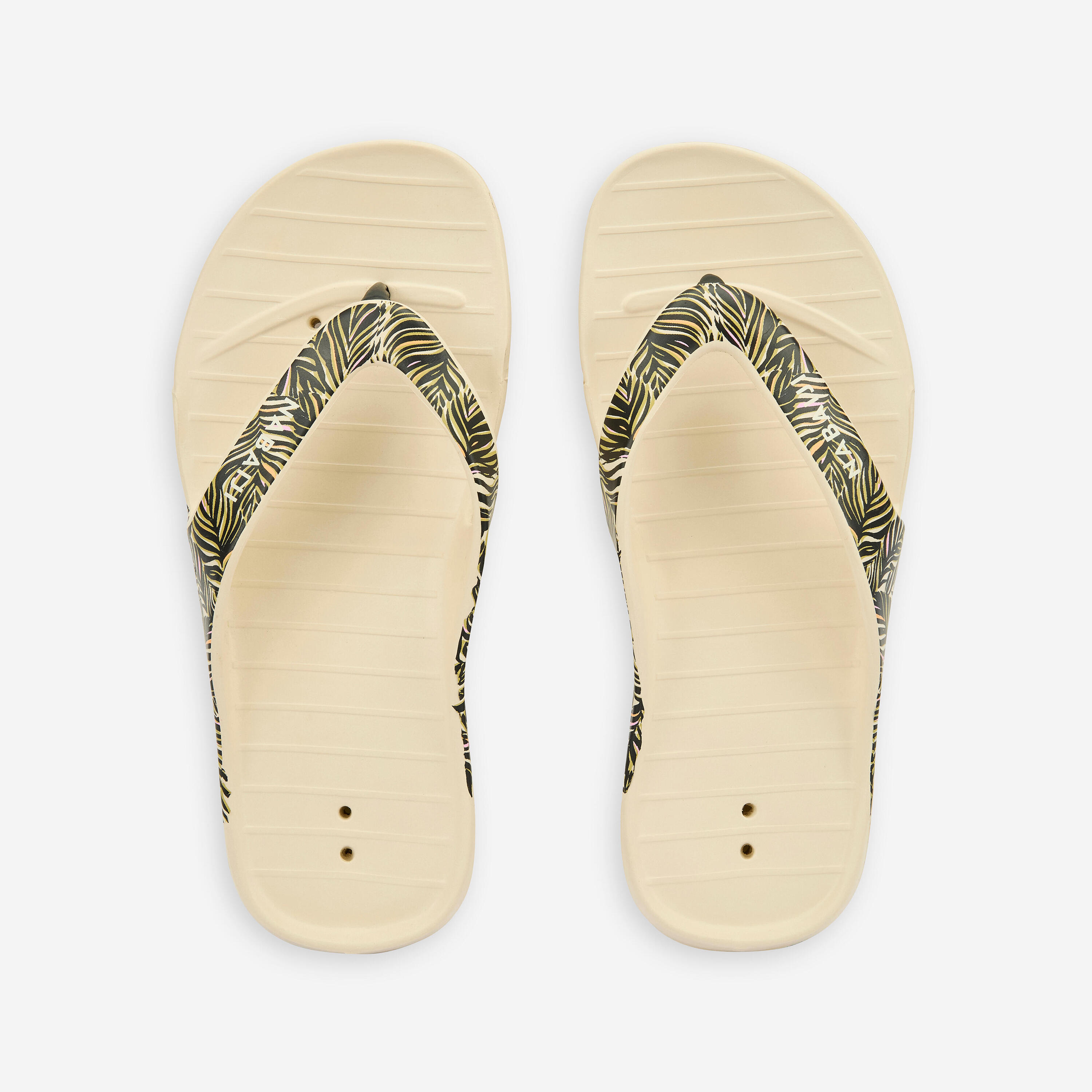 Teenslippers voor dames Tonga 500 beige 3/4