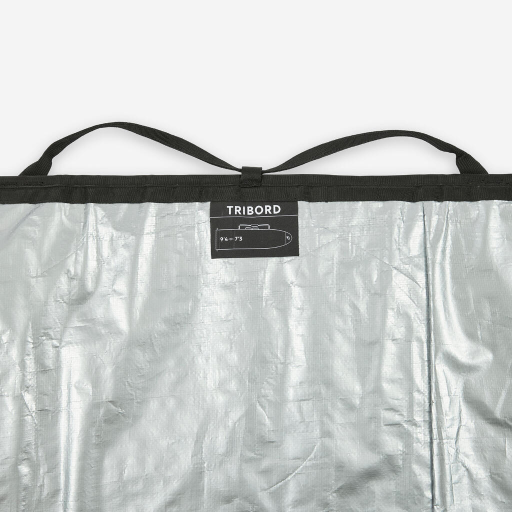 Housse surf 500 ajustable - Boardbag 1 planche 7'3 à 9'4