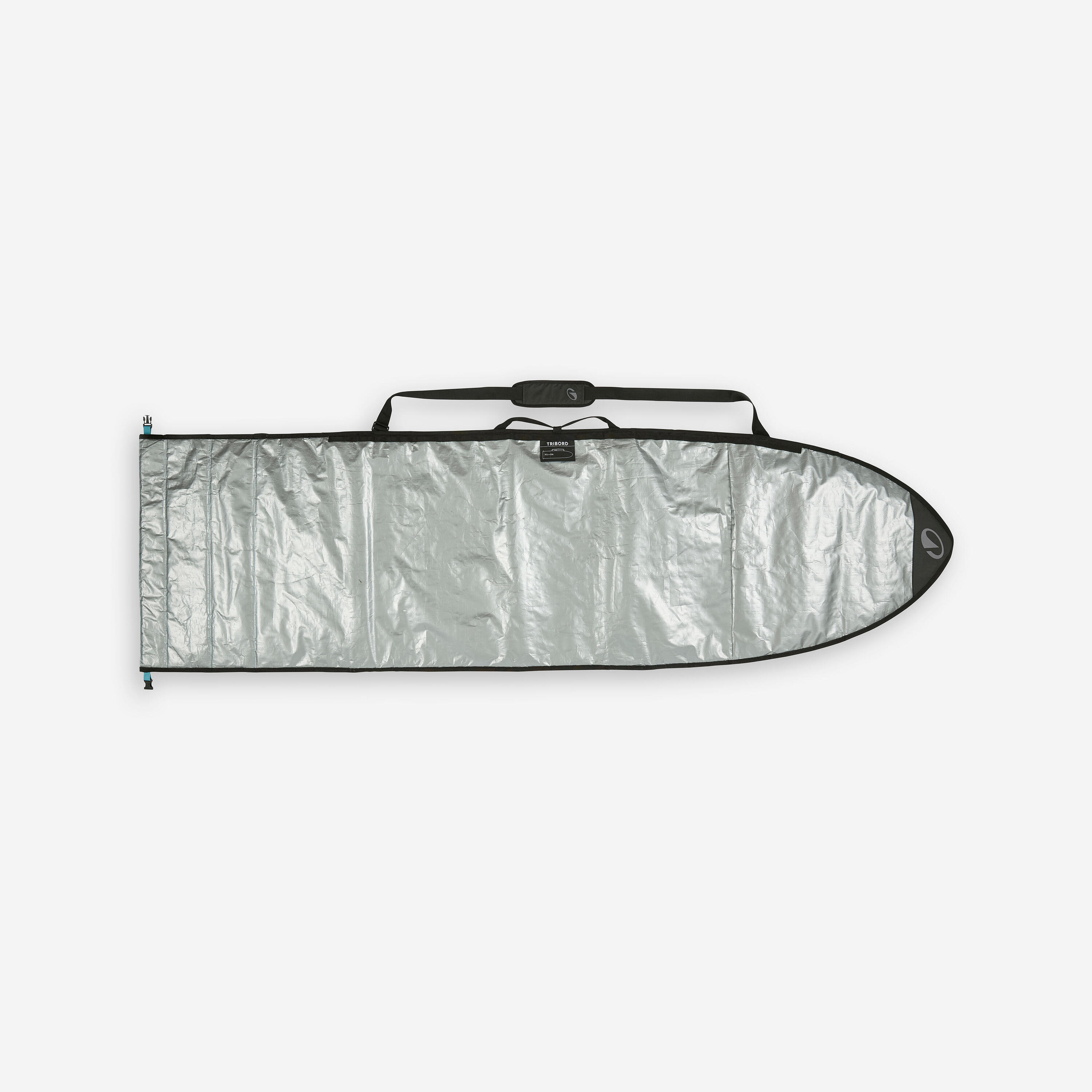 Aanpasbare boardbag 500 voor 1 surfboard van 5'4 tot 7'2 5/7