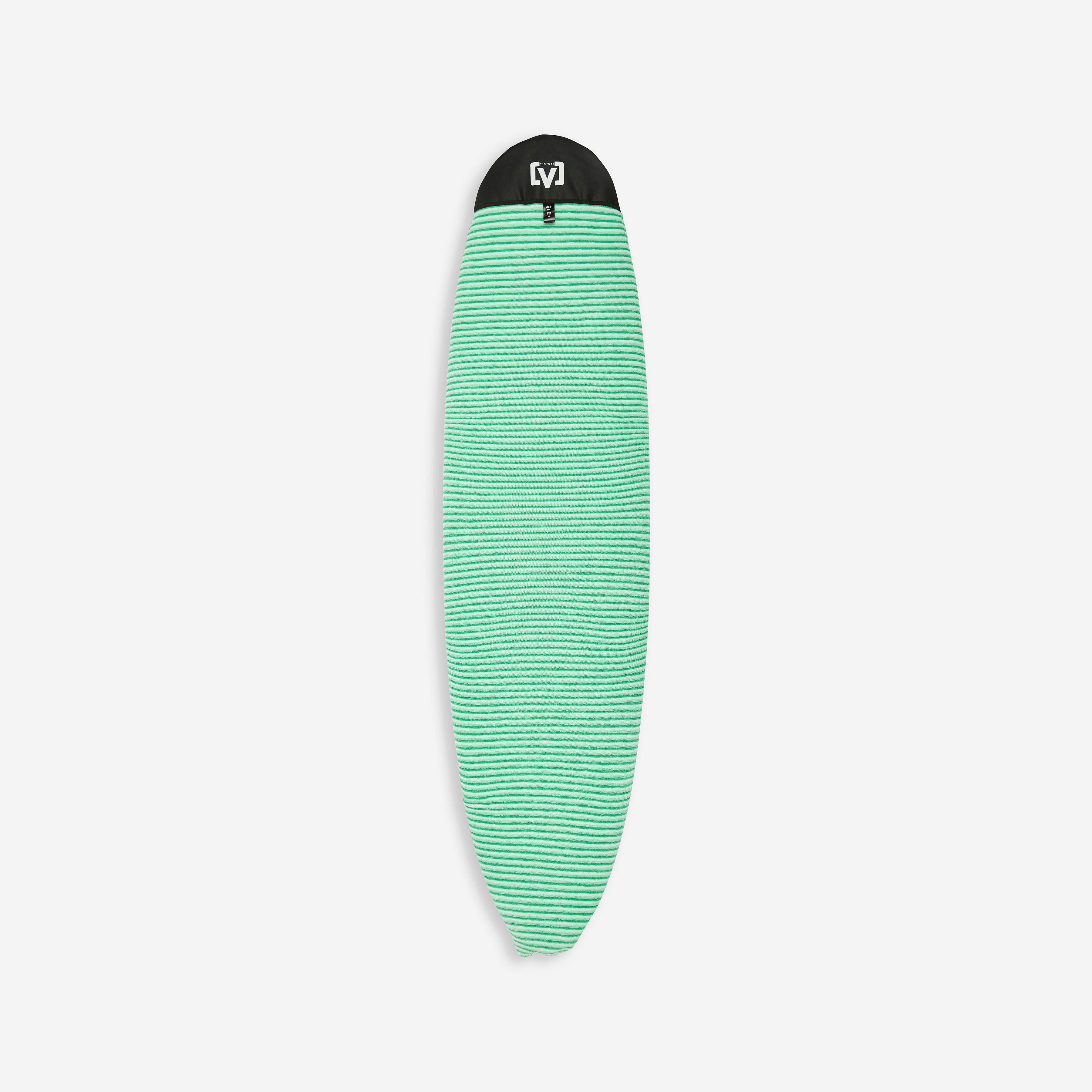 Capa de surf meia tamanho max 7'2 - mid length / híbrida verde branco