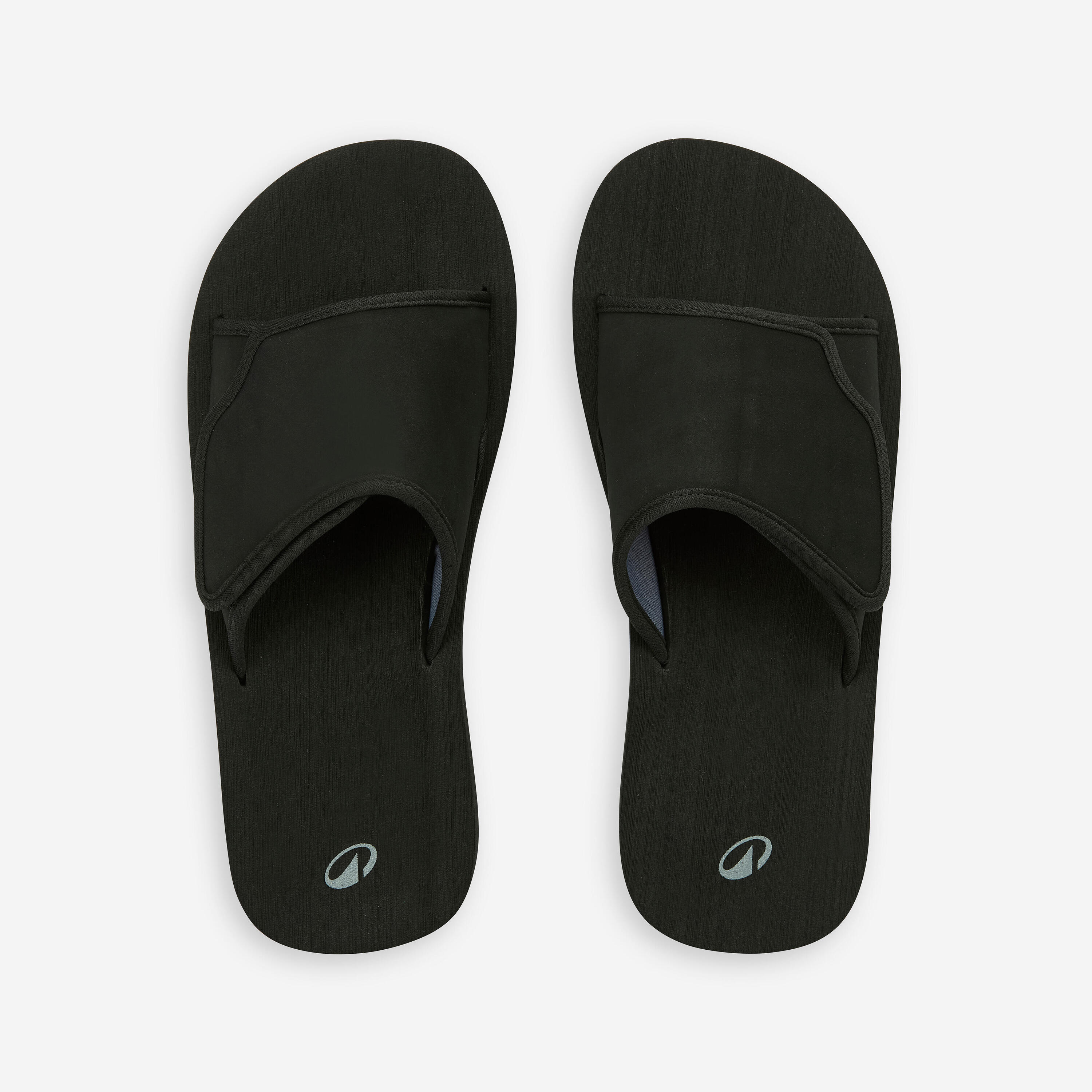 Herenslippers 590 zwart 3/4