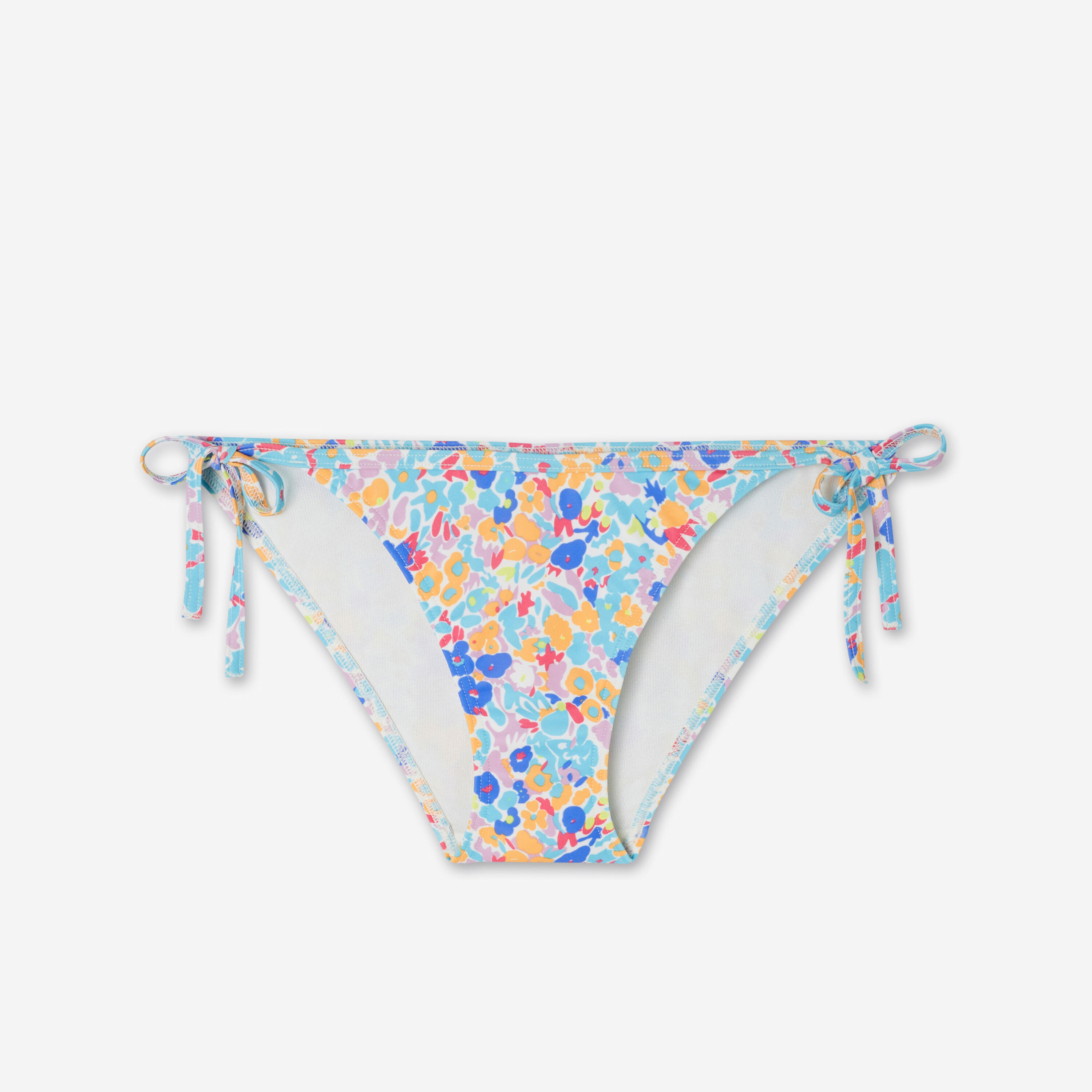 Bikini-Hose Damen seitlich geknotet geblümt Sofy mehrfarbig 6/7