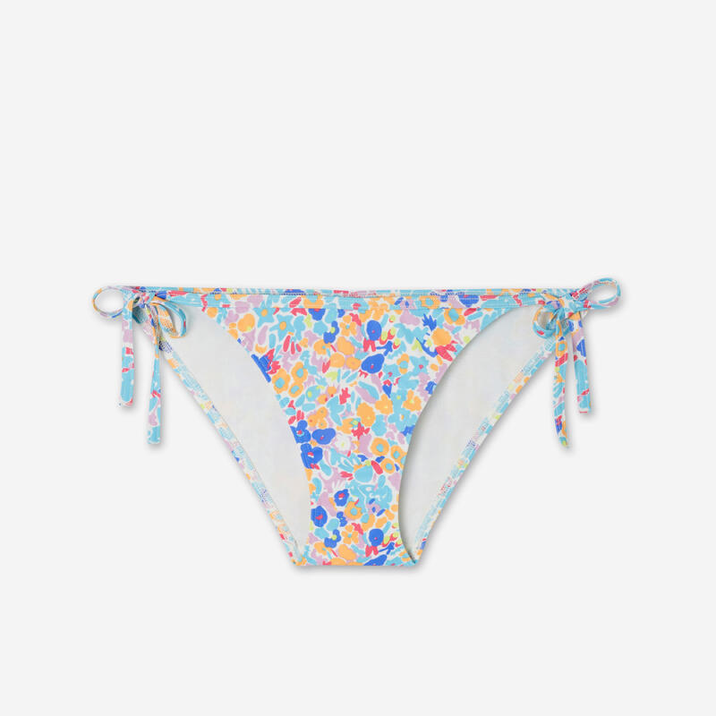 Bas de maillot de bain surf culotte nouée fleurie Femme - Sofy multicolore