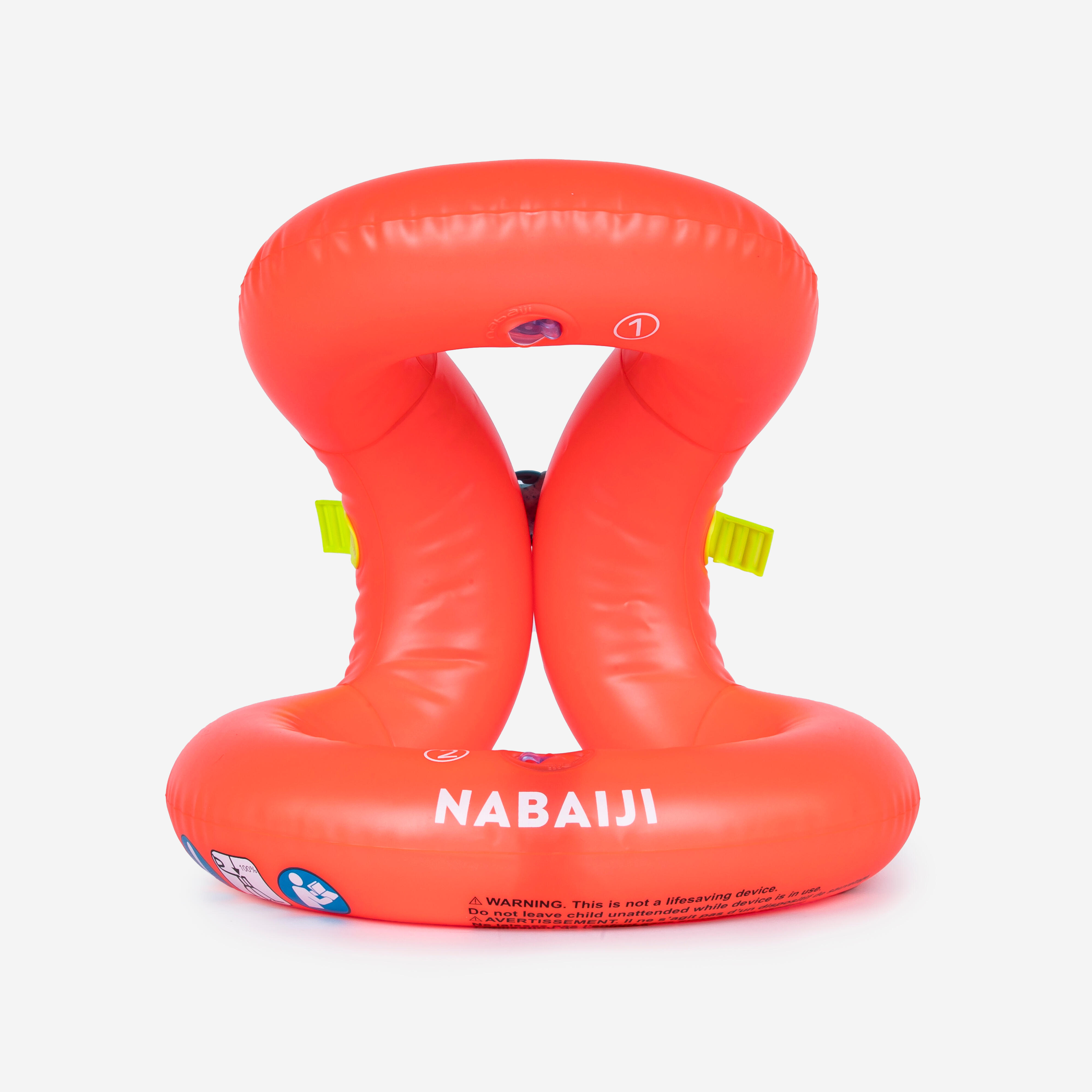 Inflatable Swimming Vest for 19-30 Kg Secure Fit & Buoyant Orange