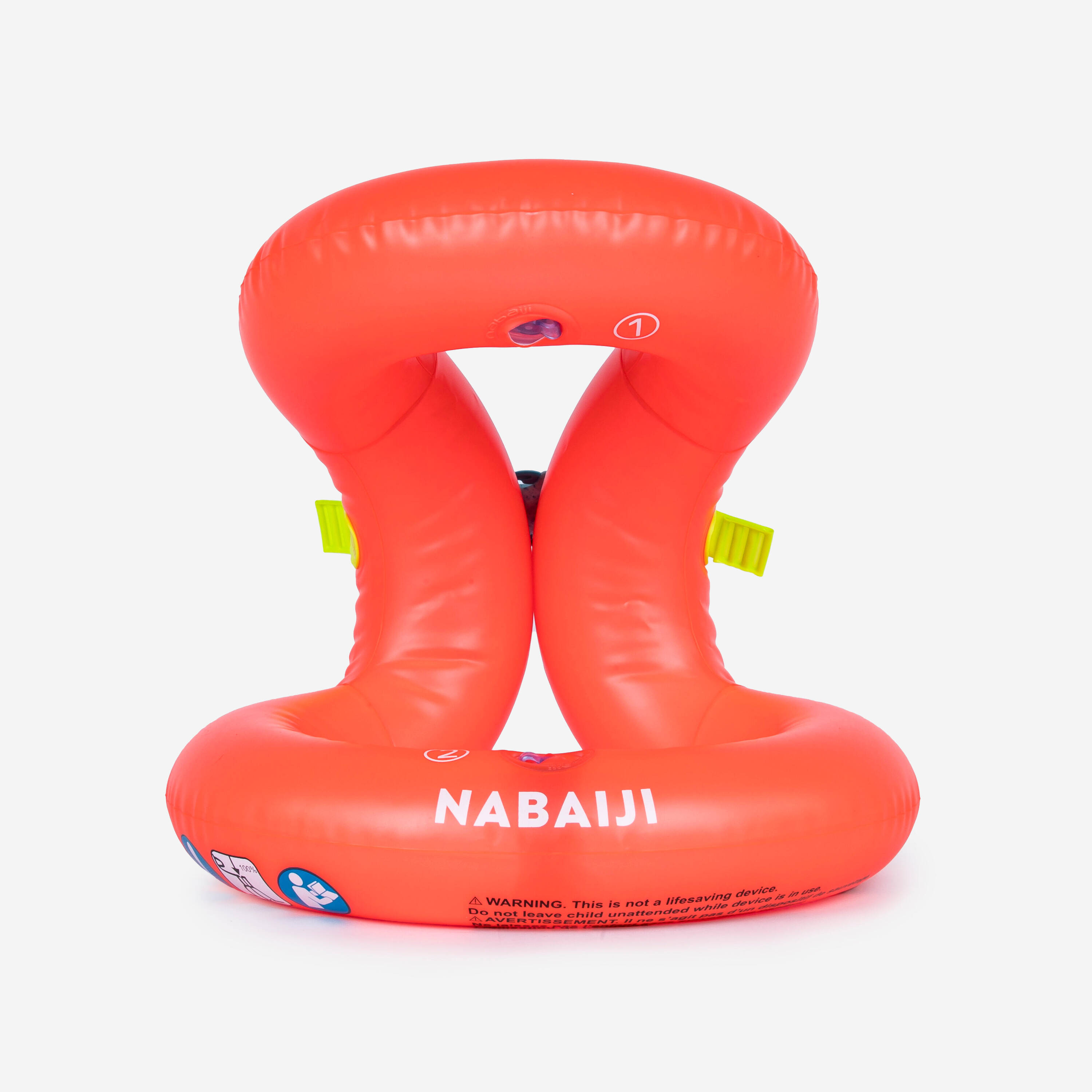 Inflatable Swimming Vest for 19-30 Kg Secure Fit & Buoyant Orange -  4