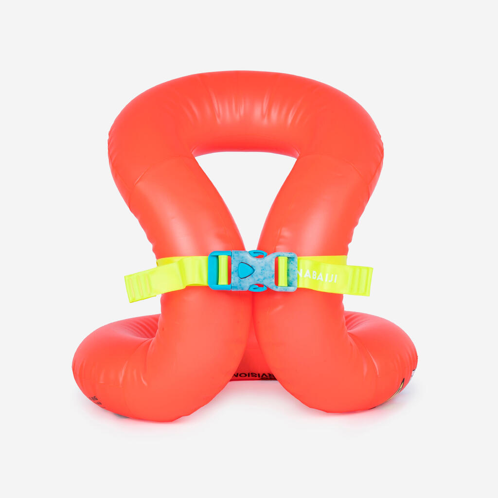 Gilet de natation gonflable 19-30 kg - orange