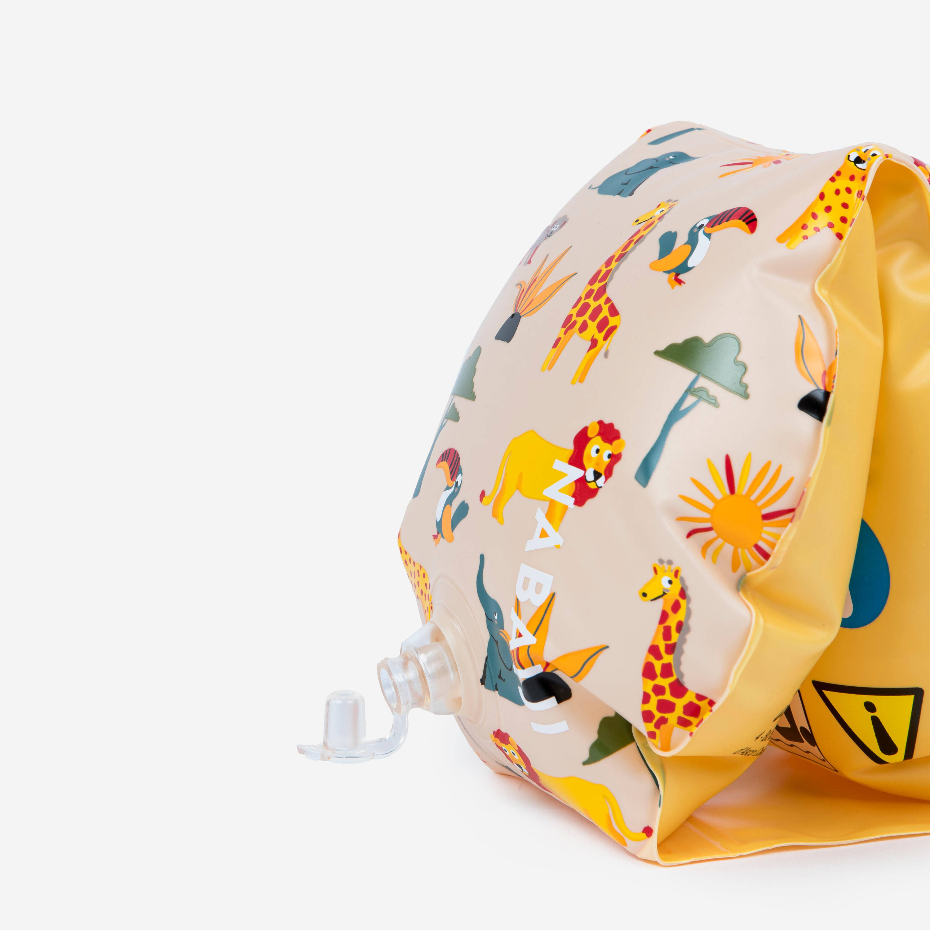 Kids Pool Armbands 11-30 Kg Fun & Comfortable SAVANE Beige Print -  4
