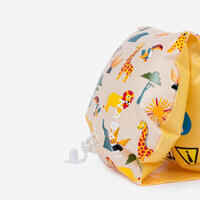 Kids pool armbands 11-30 kg "SAVANE" beige print
