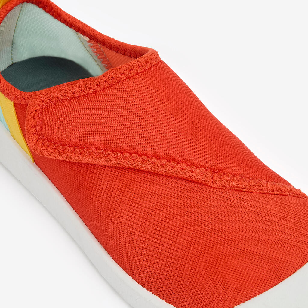 Chaussures aquatiques avec scratch Enfant - Aquashoes 120 orange