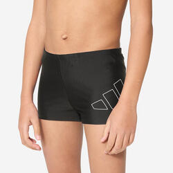Maillot boxer de bain natation Garçon - Adidas noir