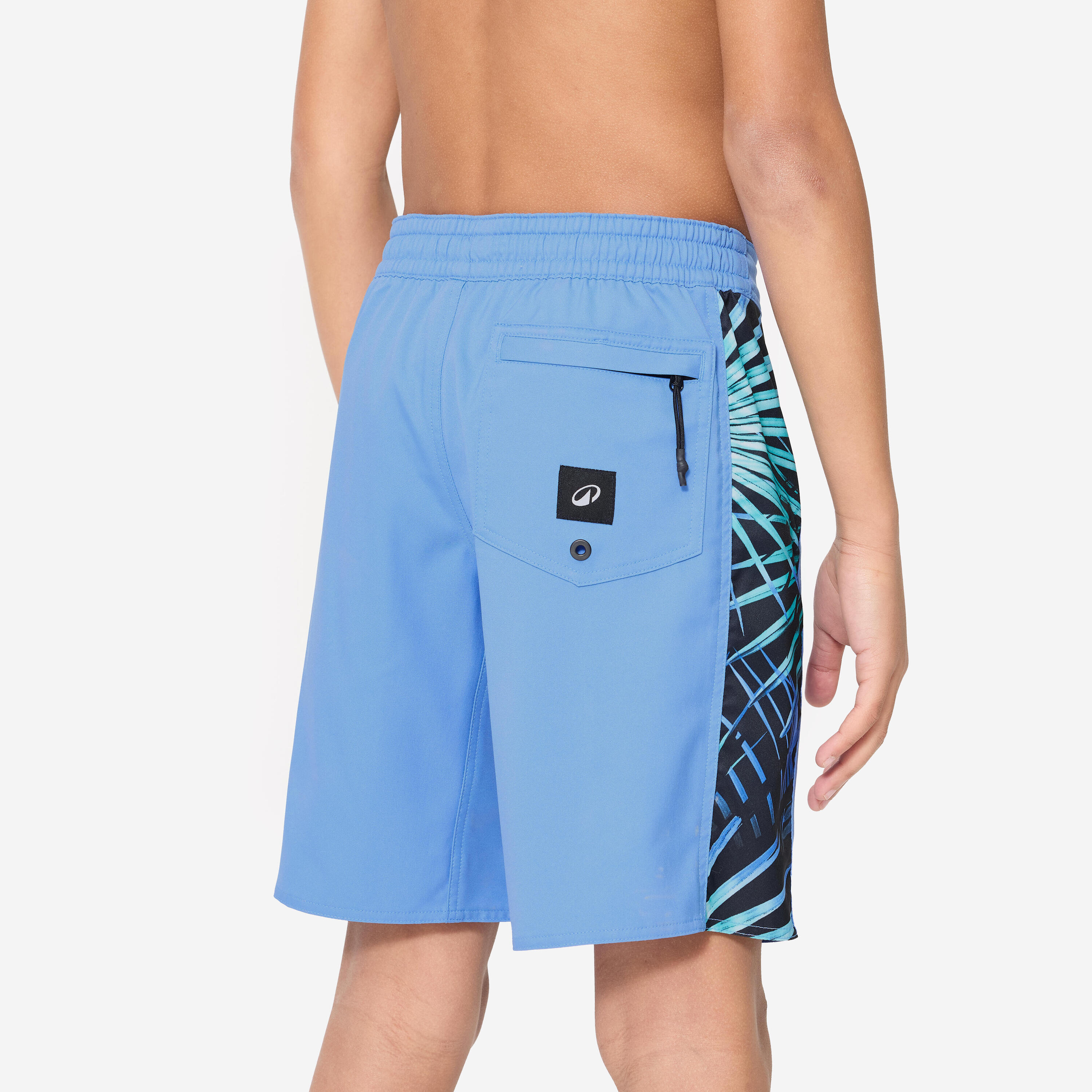 Boardshort surf Garçon - 900 Band bleu 4/6