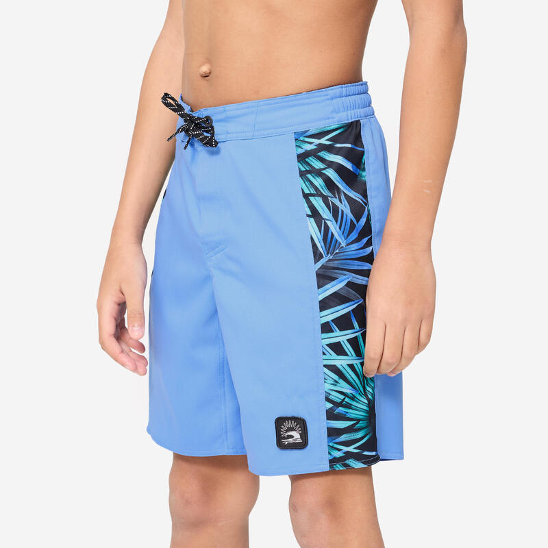 Boardshort surf Garçon - 900 Band bleu