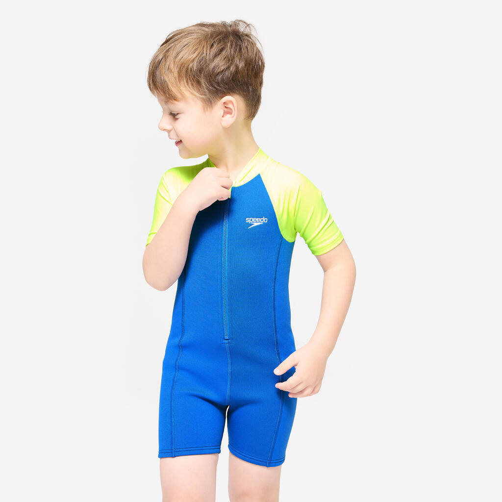 Modra in rumena neoprenska obleka za malčke SPEEDO (od 2 do 5 let)