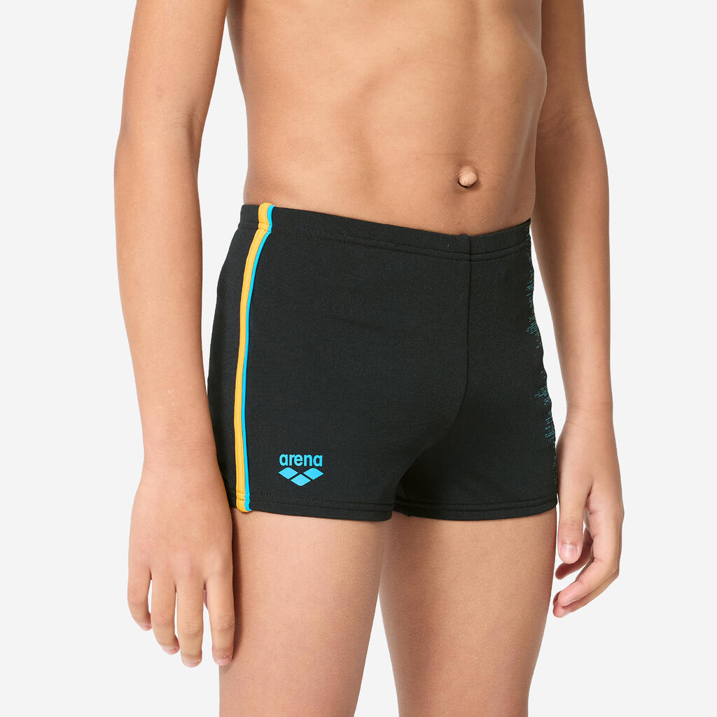 Boys’ swimming boxer - Arena black parrot blue