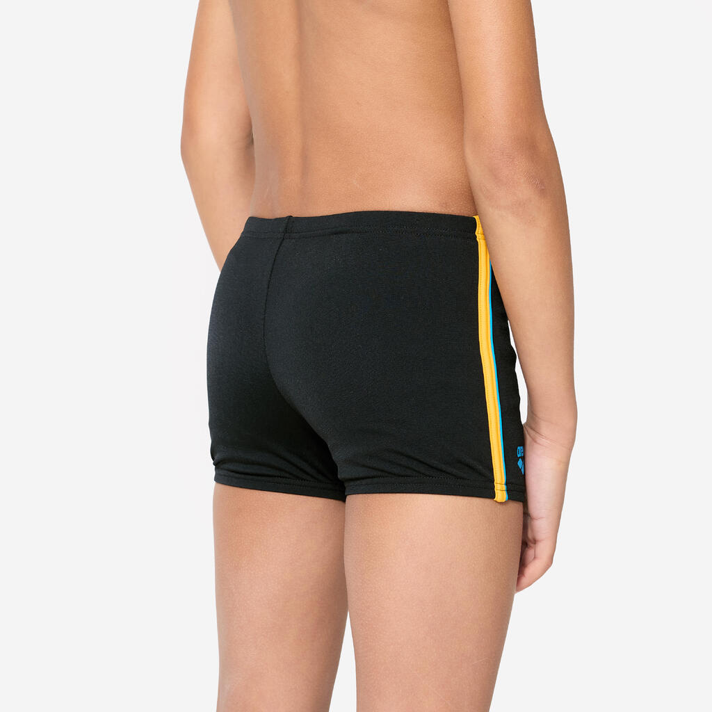 Boys’ swimming boxer - Arena black parrot blue