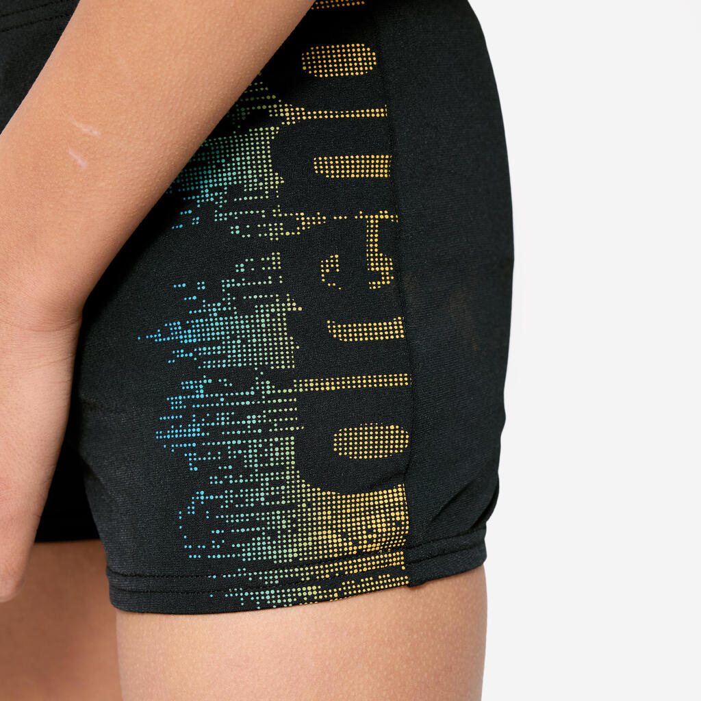 Boys’ swimming boxer - Arena black parrot blue