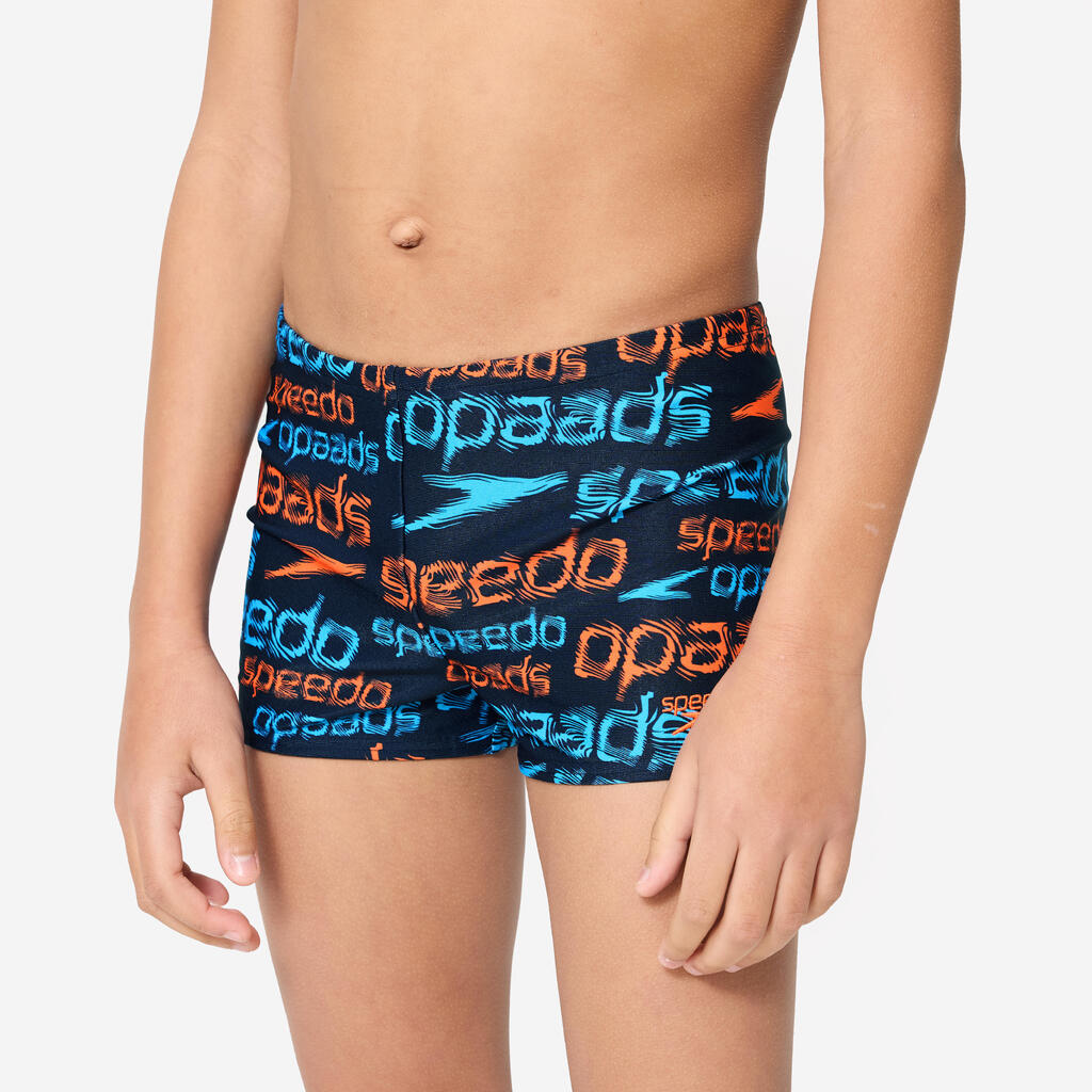 Poiste ujumispüksid Speedo, tumesinised/sinised/oranžid