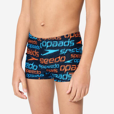 Bañador Bóxer Natación Speedo Endurance+ Niño Azul Marino / Azul / Naranja