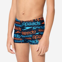 Maillot boxer de bain natation Garçon - Speedo navy / blue / orange