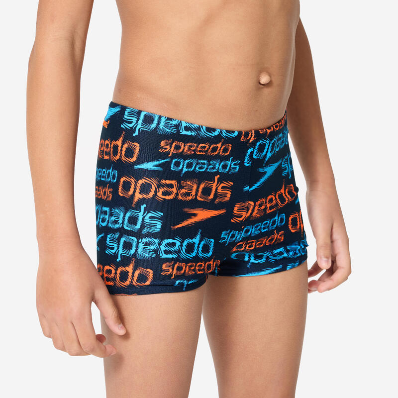 Boxeri de baie înot Speedo Navy / Albastru / Portocaliu Băieți