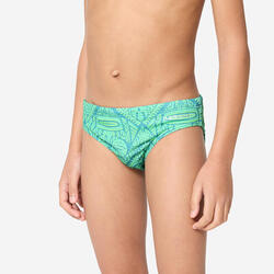 Maillot de bain slip water polo garcon lion bordeaux