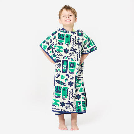 Poncho de bain surf enfant de 110 à 135 cm - 500 Sweet