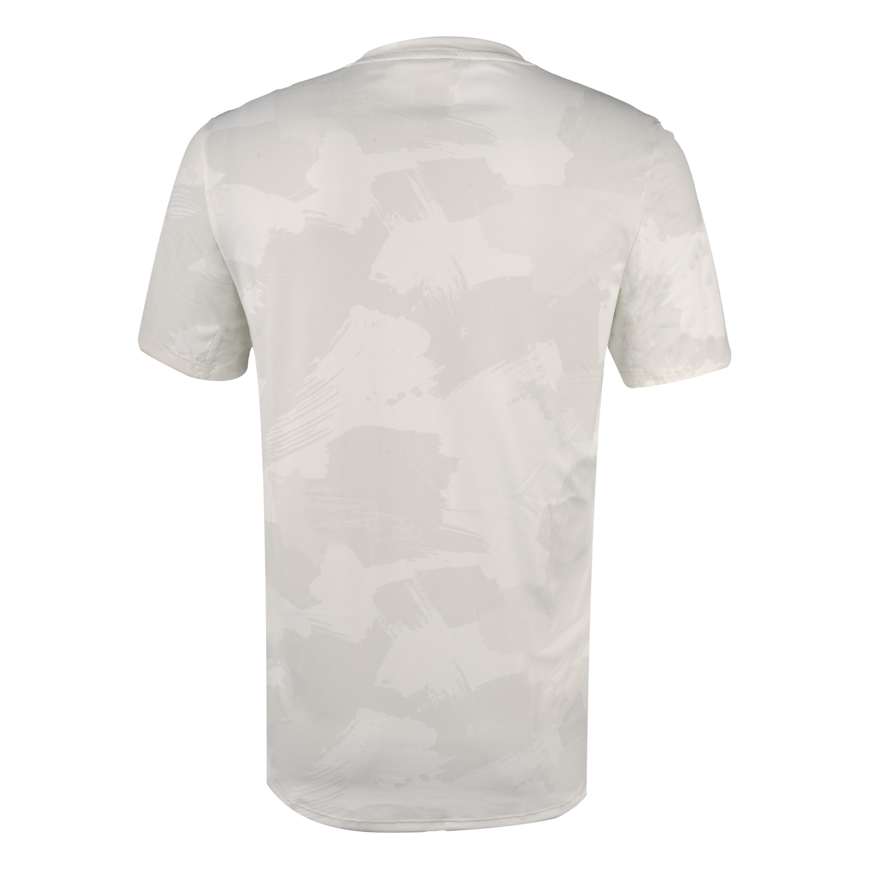 Men's Short-Sleeved Crew Neck Breathable Fitness T-Shirt - White