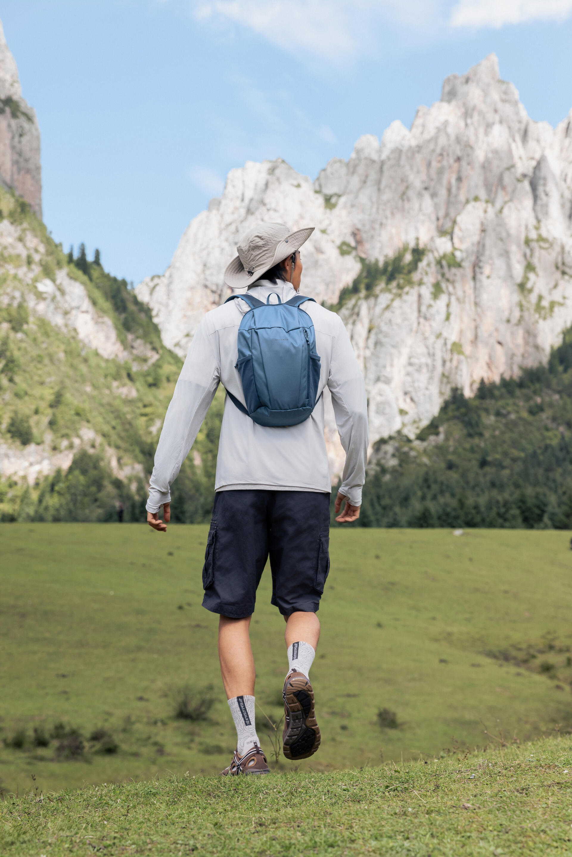 10L Hiking Backpack - NH120 - Light Blue