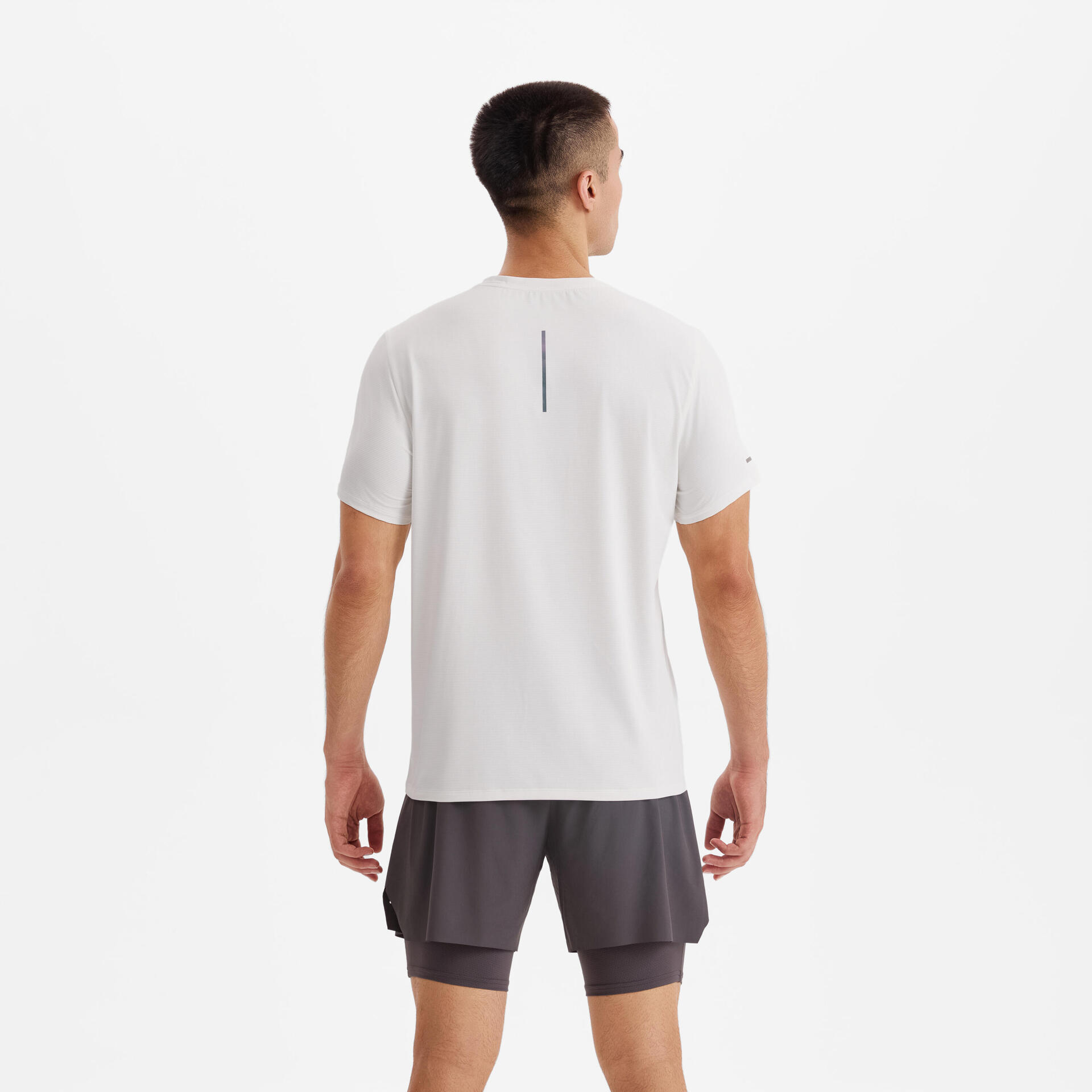 Men's Breathable Quick-dry Anti-UV Running T-shirt - White