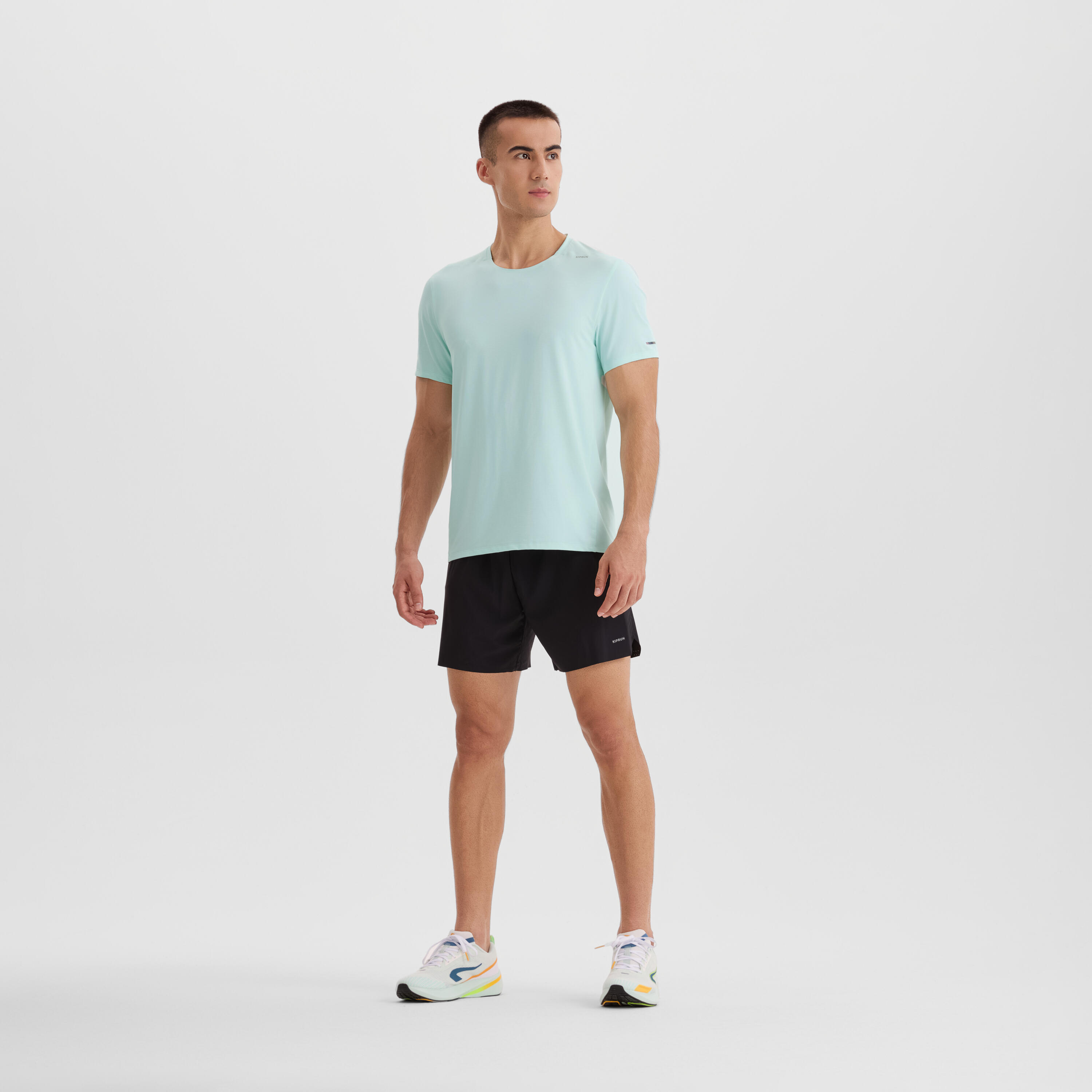 Men's Breathable Quick-dry Anti-UV Running T-shirt - Mint Green