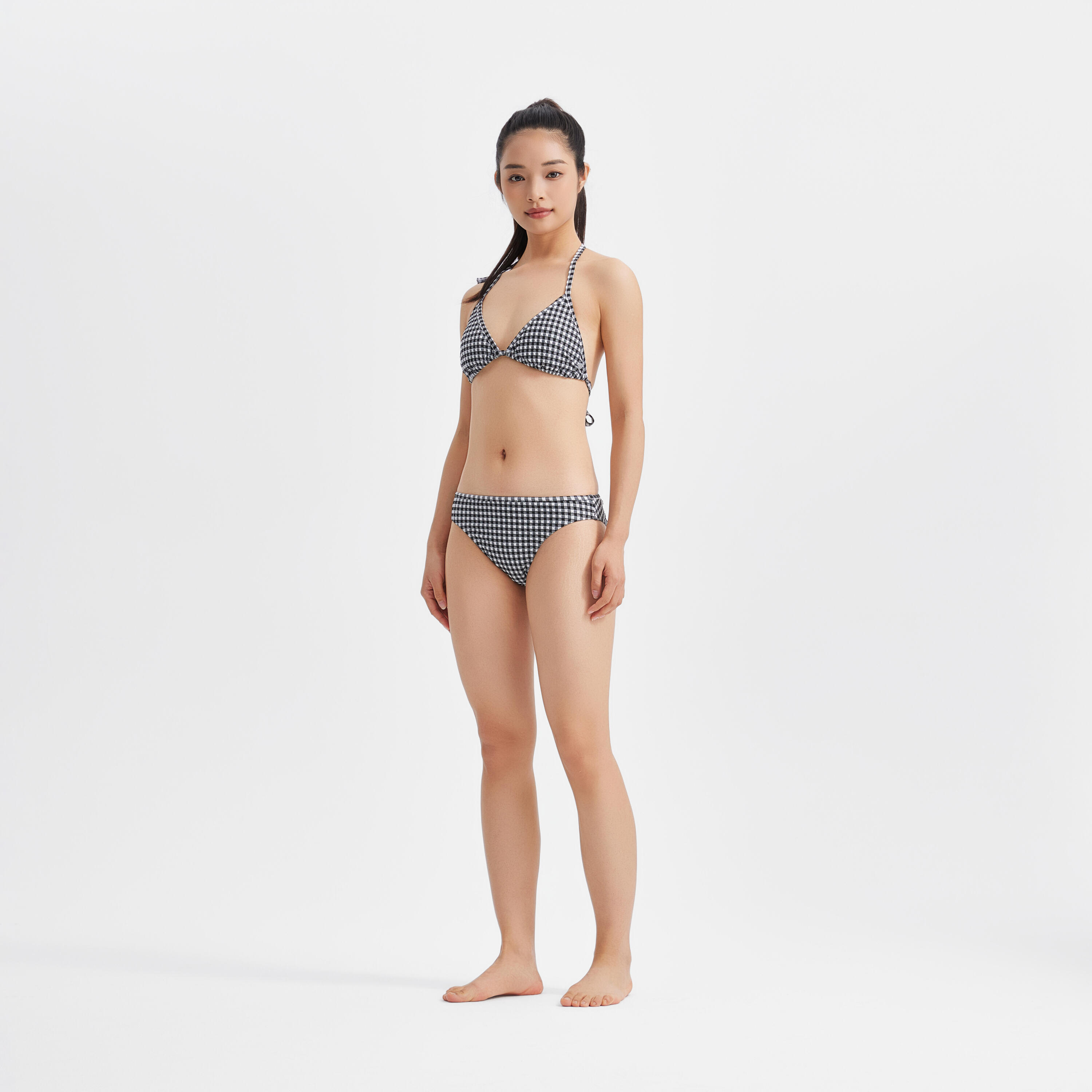 Braga Bikini Mujer Clásica Textura cuadros Vichy 9/12
