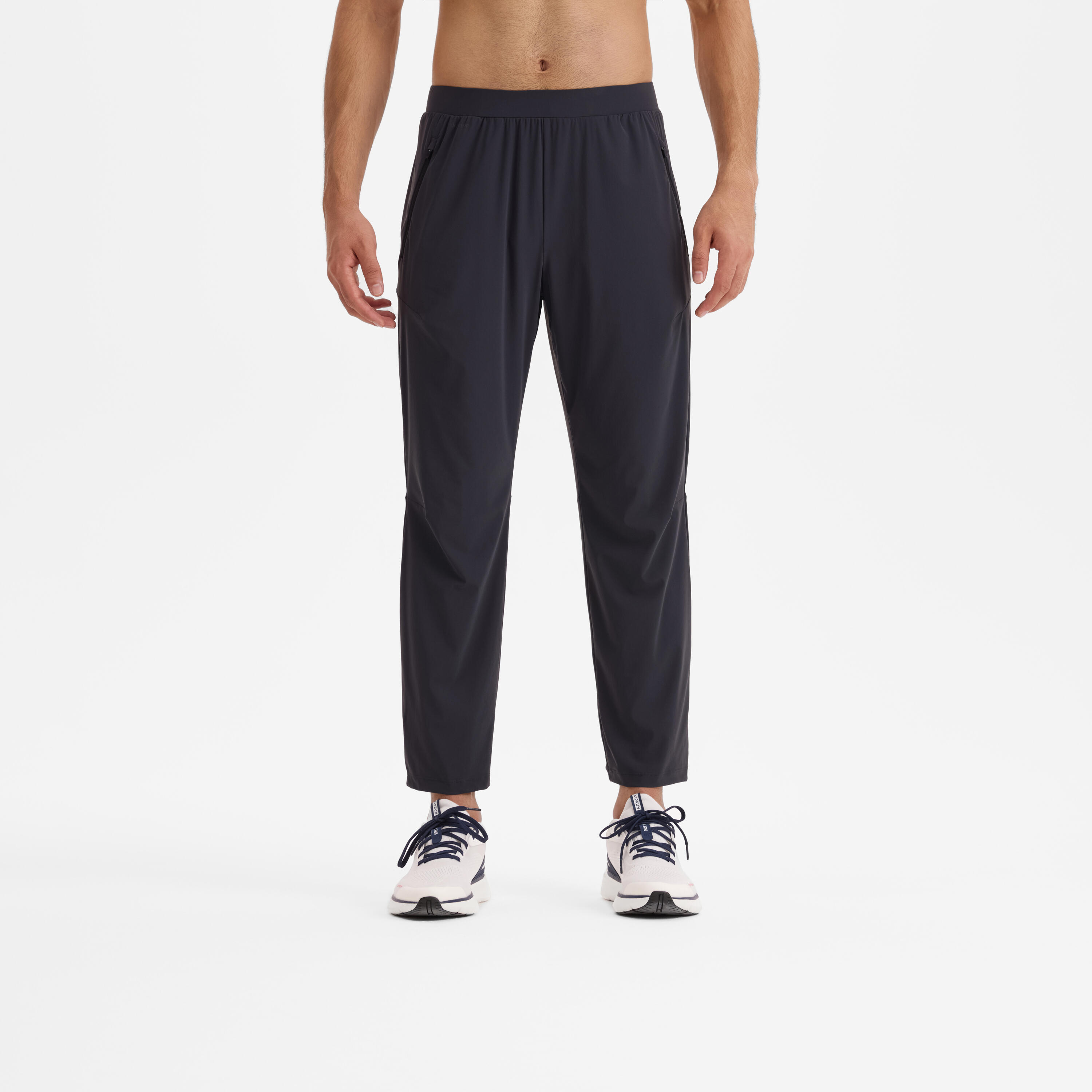 Men's Running Breathable Trousers - KIPRUN Run 500 Cool - Grey