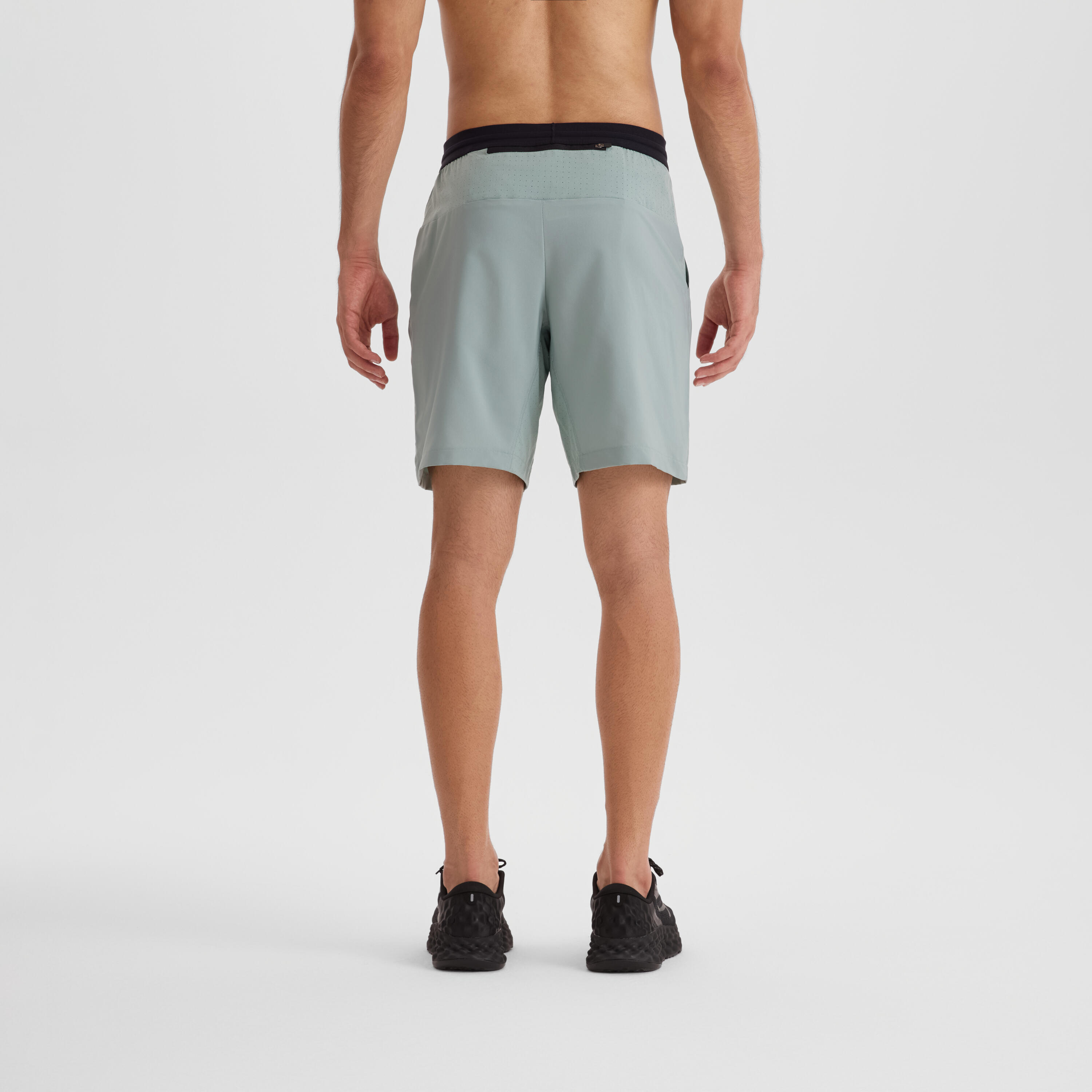 Men's Running Shorts - KIPRUN Run 500 Dry - Frozen green