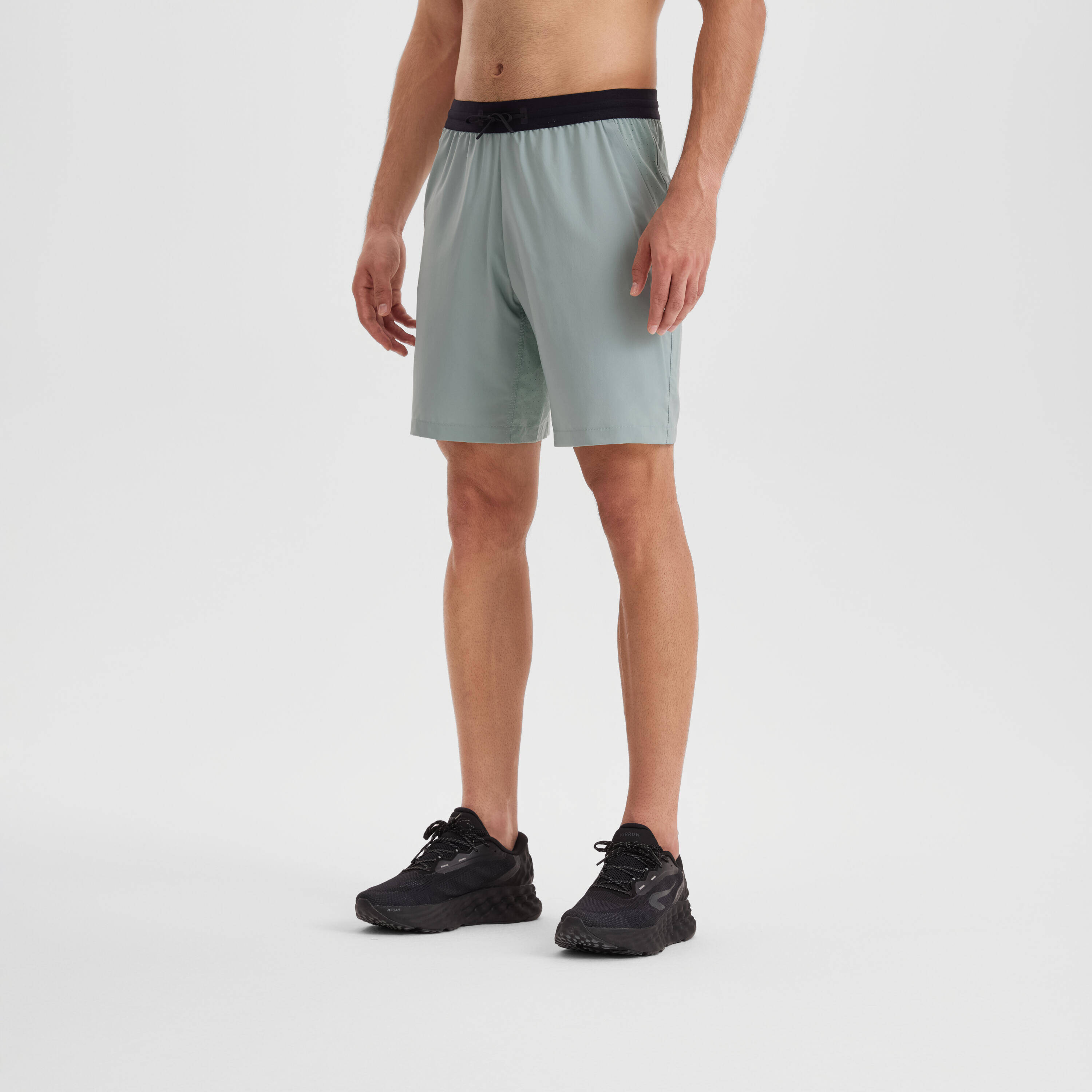 Men's Running Shorts - KIPRUN Run 500 Dry - Frozen green -  4