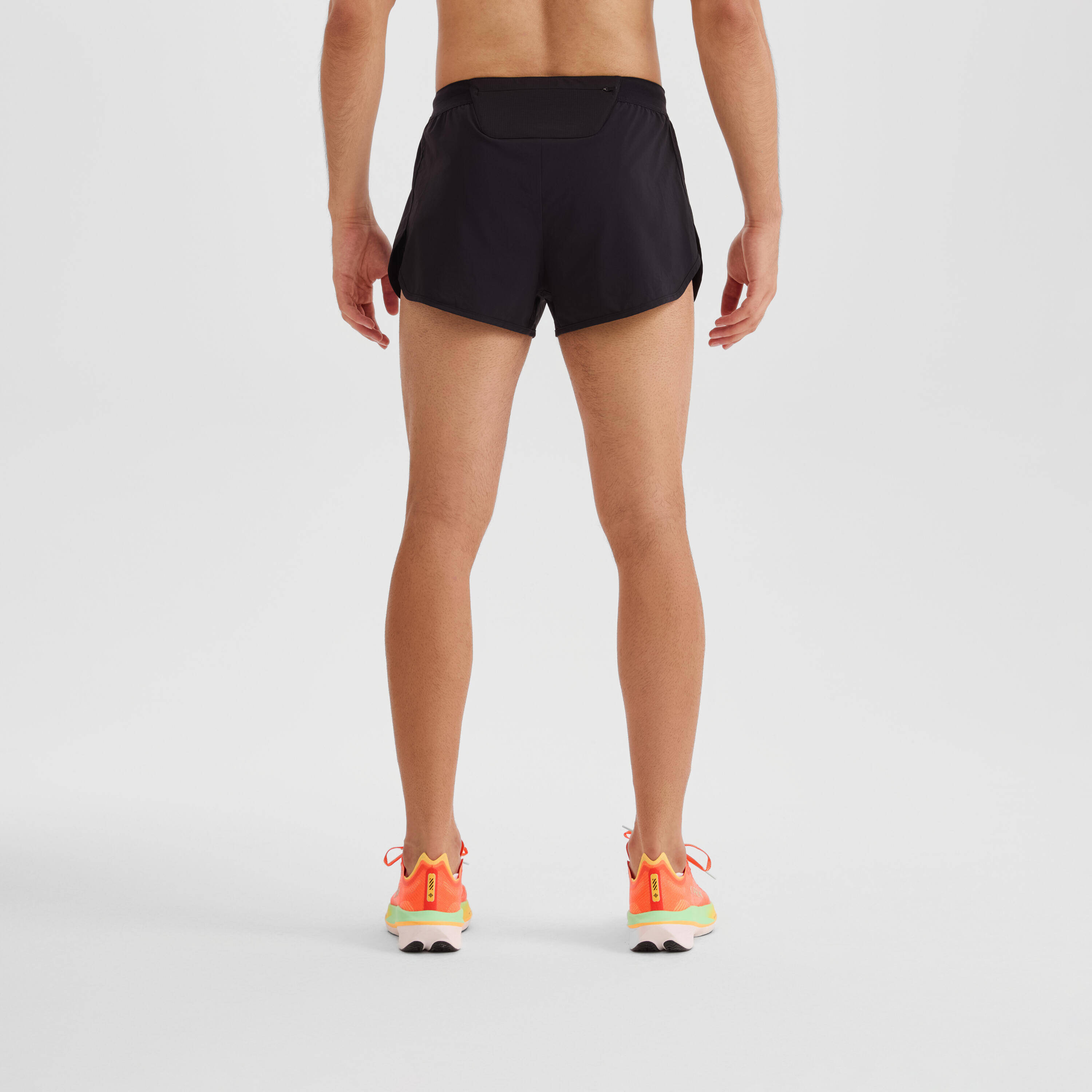 Men's KIPRUN Run 500 Comfort Split Running Shorts - Black -  2