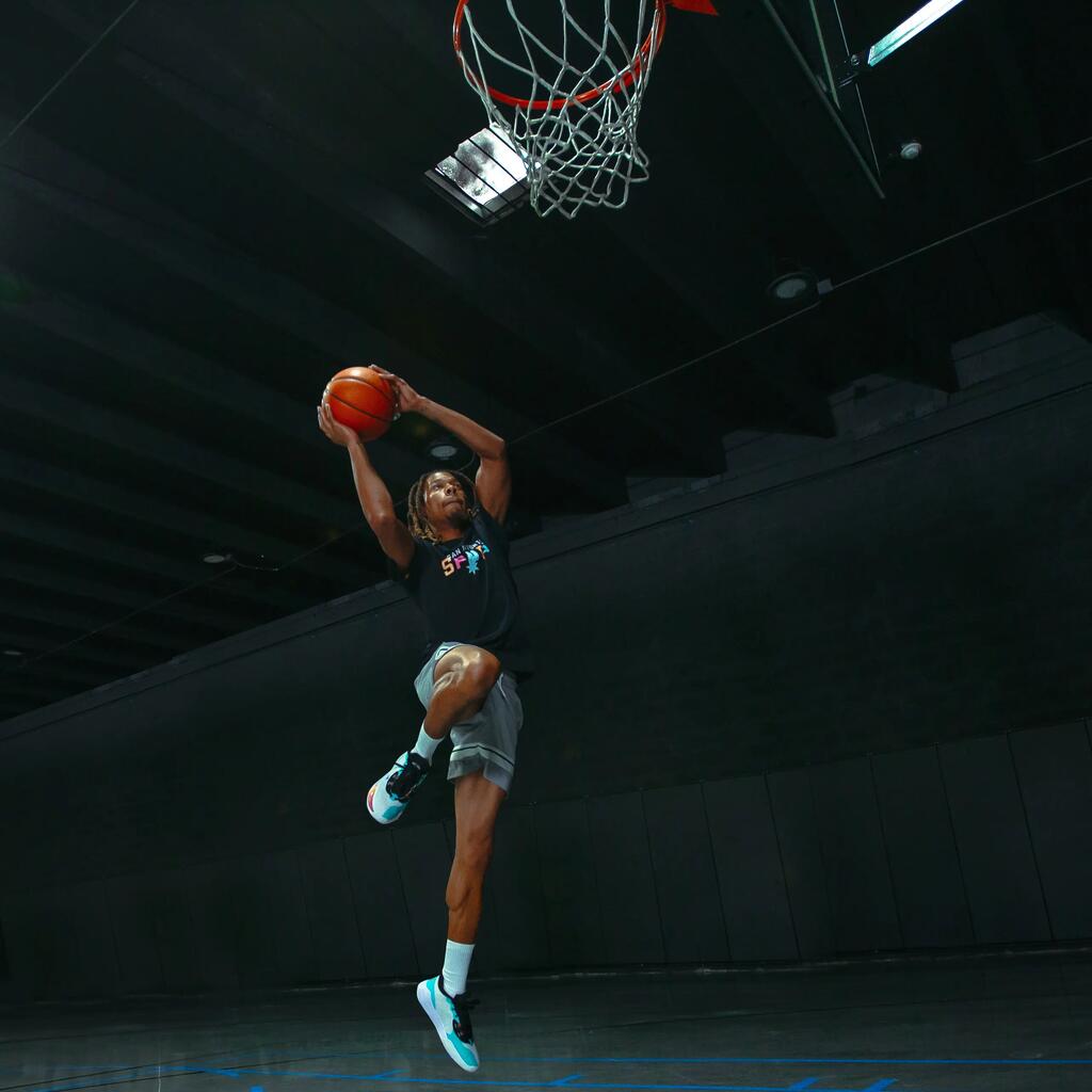 Crne uniseks patike za košarku FAST 900 LOW-1 NBA LAKERS