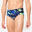 Calções de banho de natação slip Homem - 900 Motu azul verde