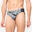 Calções de banho de polo aquático slip Homem - 500 Tiki cinzento