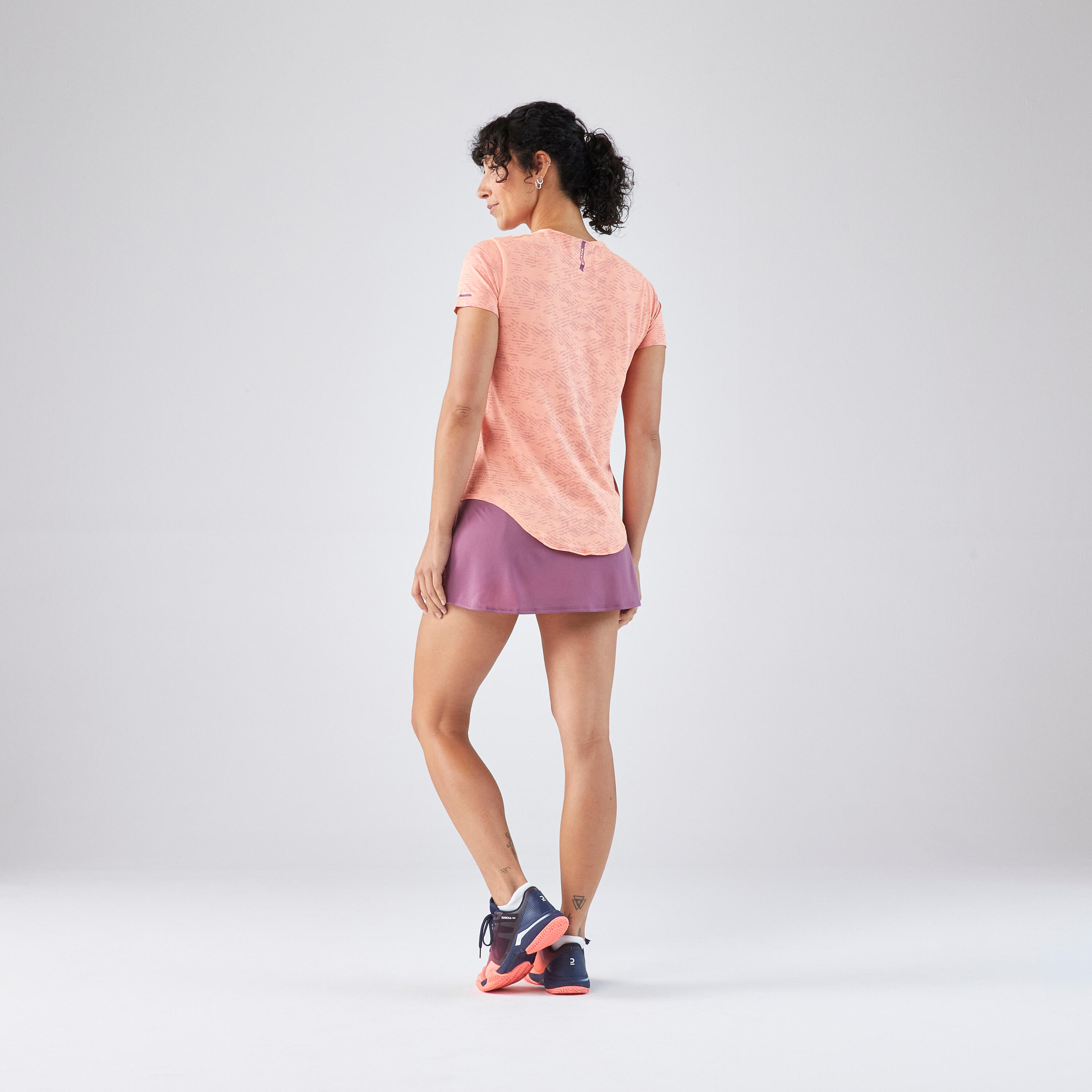 Ademend padelrokje voor dames PSK 500 6/6