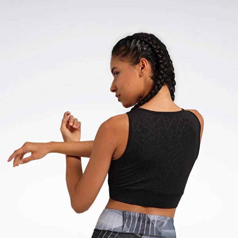 Crop Spor Sütyeni - Siyah - Reebok