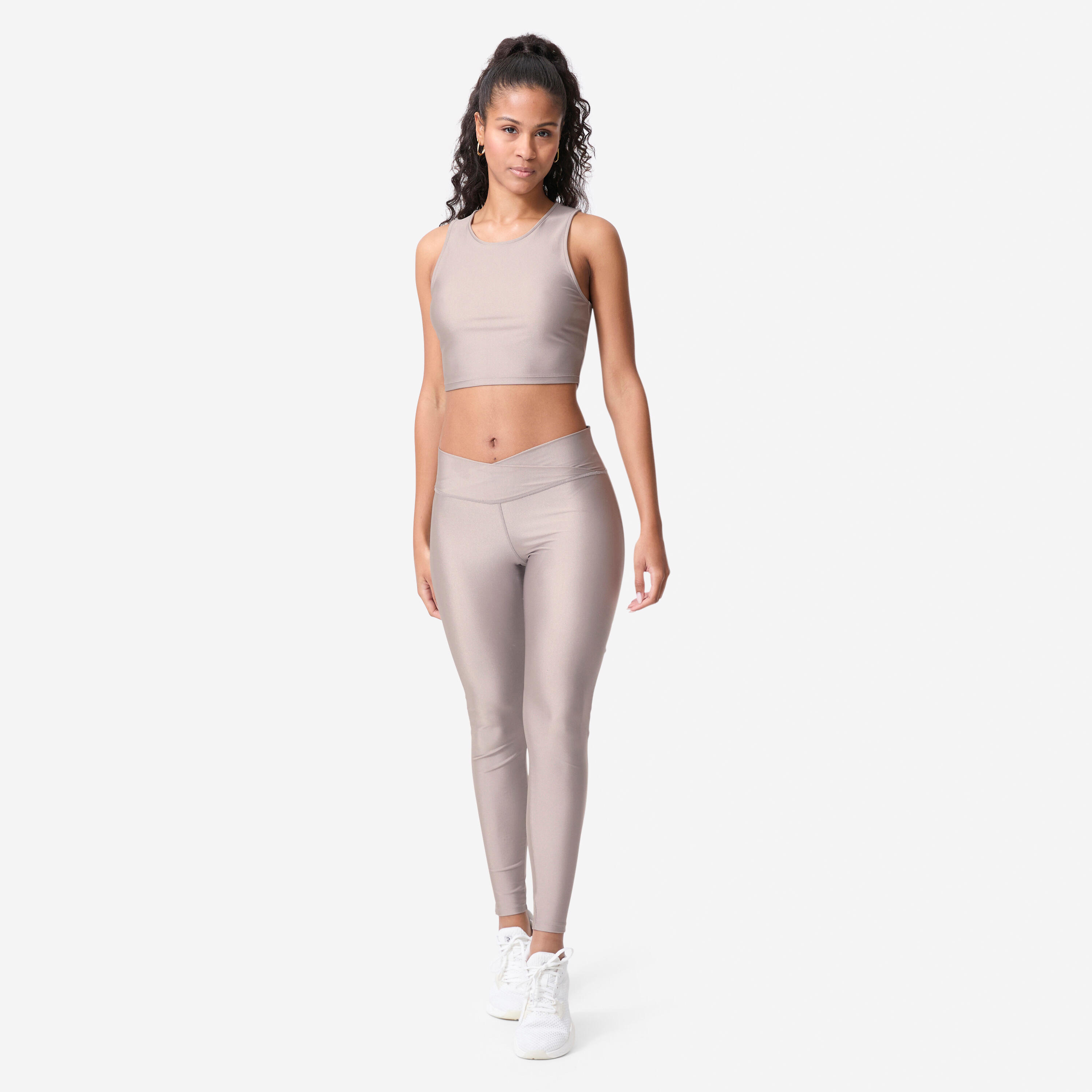 Legginsy fitness damskie Domyos