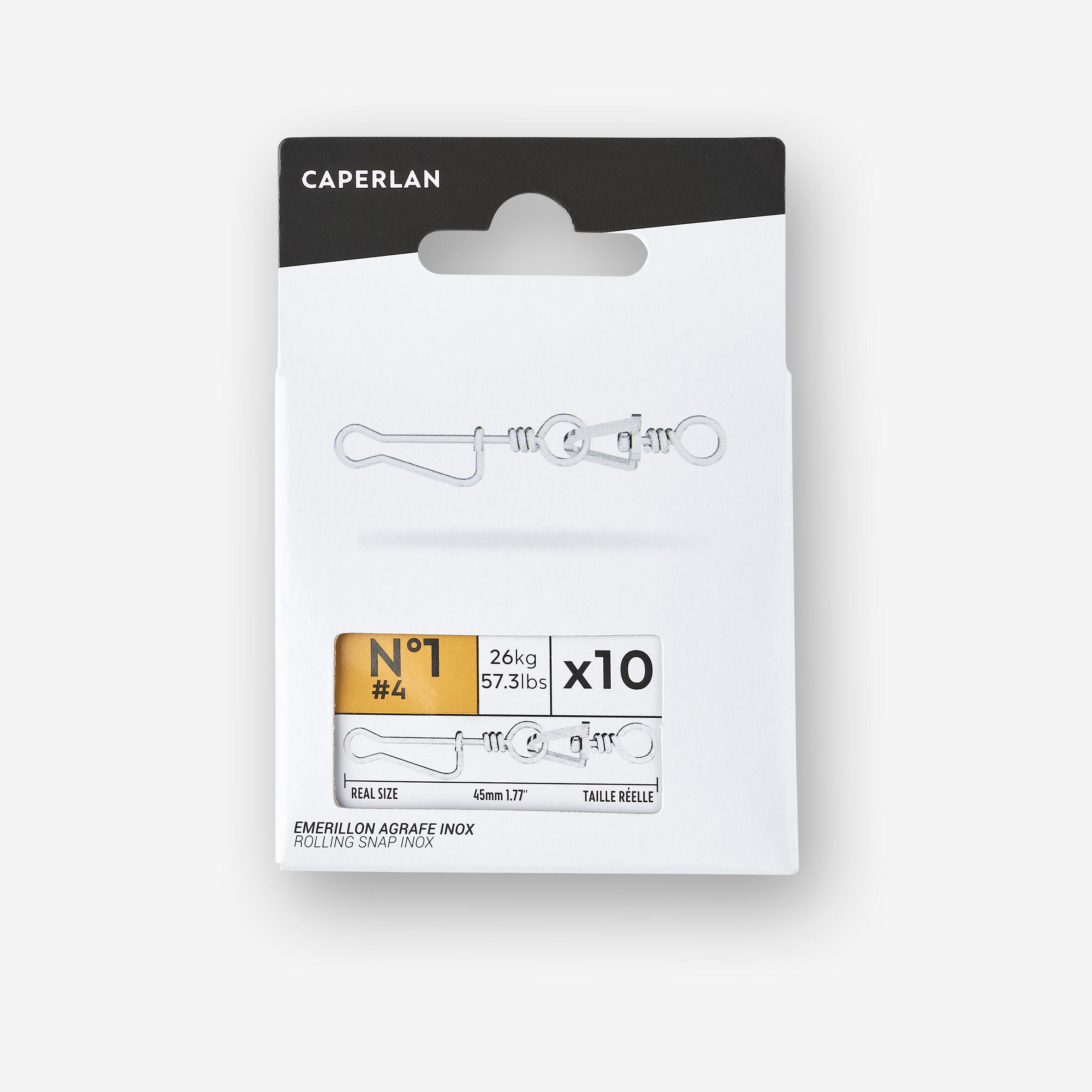 CAPERLAN Karabinerwirbel Rolling Snap Edelstahl | 03608392786037 CAPERLAN Karabinerwirbel Rolling Snap Edelstahl | 03608392786037
