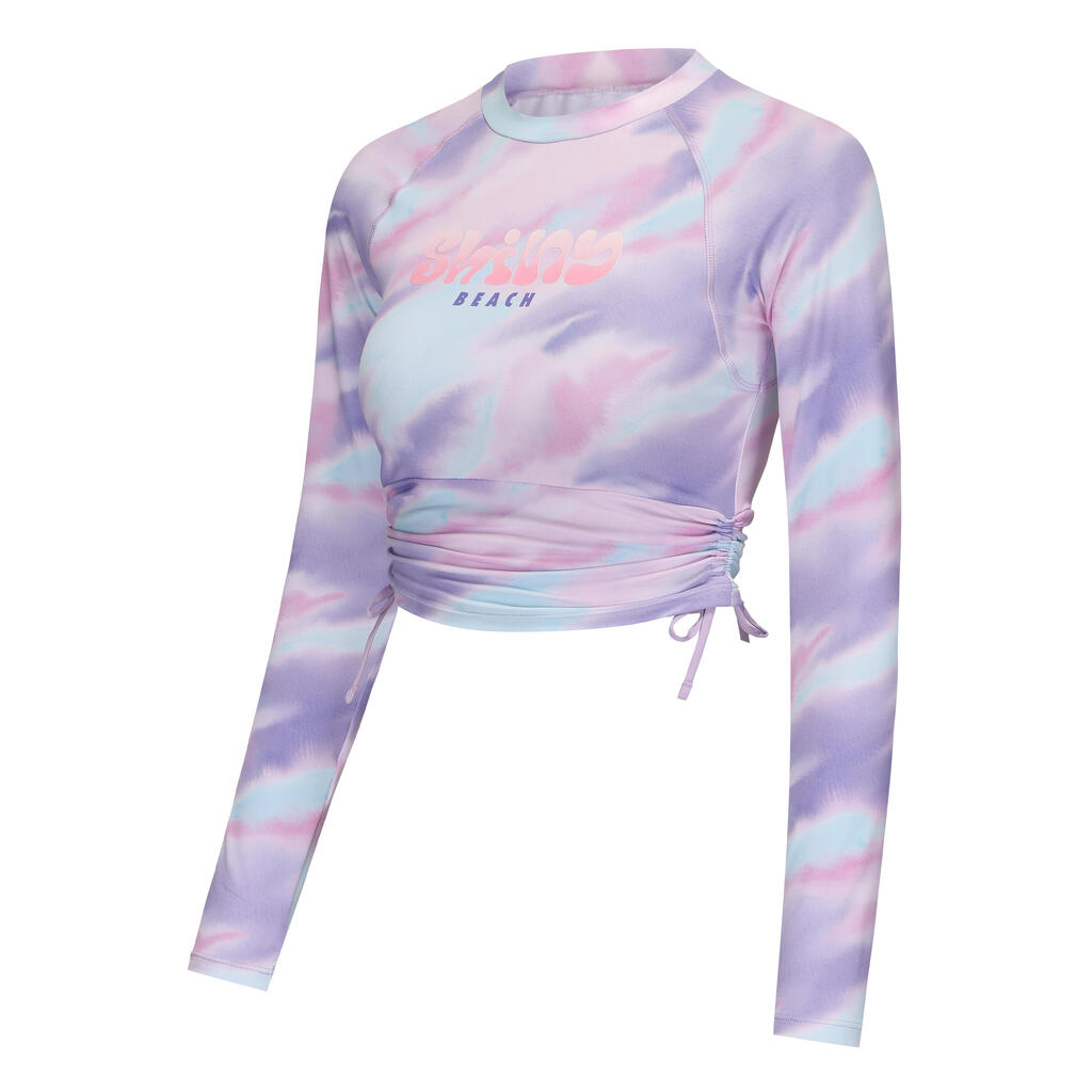Top surf ML avec protection contre les UV femmes 100 sunny TIEDYE ROSE