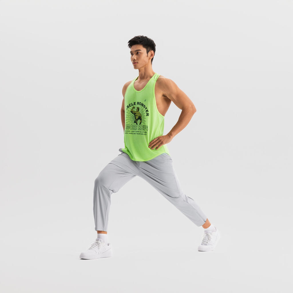 MEN STRENGTH TRAINING STRINGER TANK 900-vert aquamarine