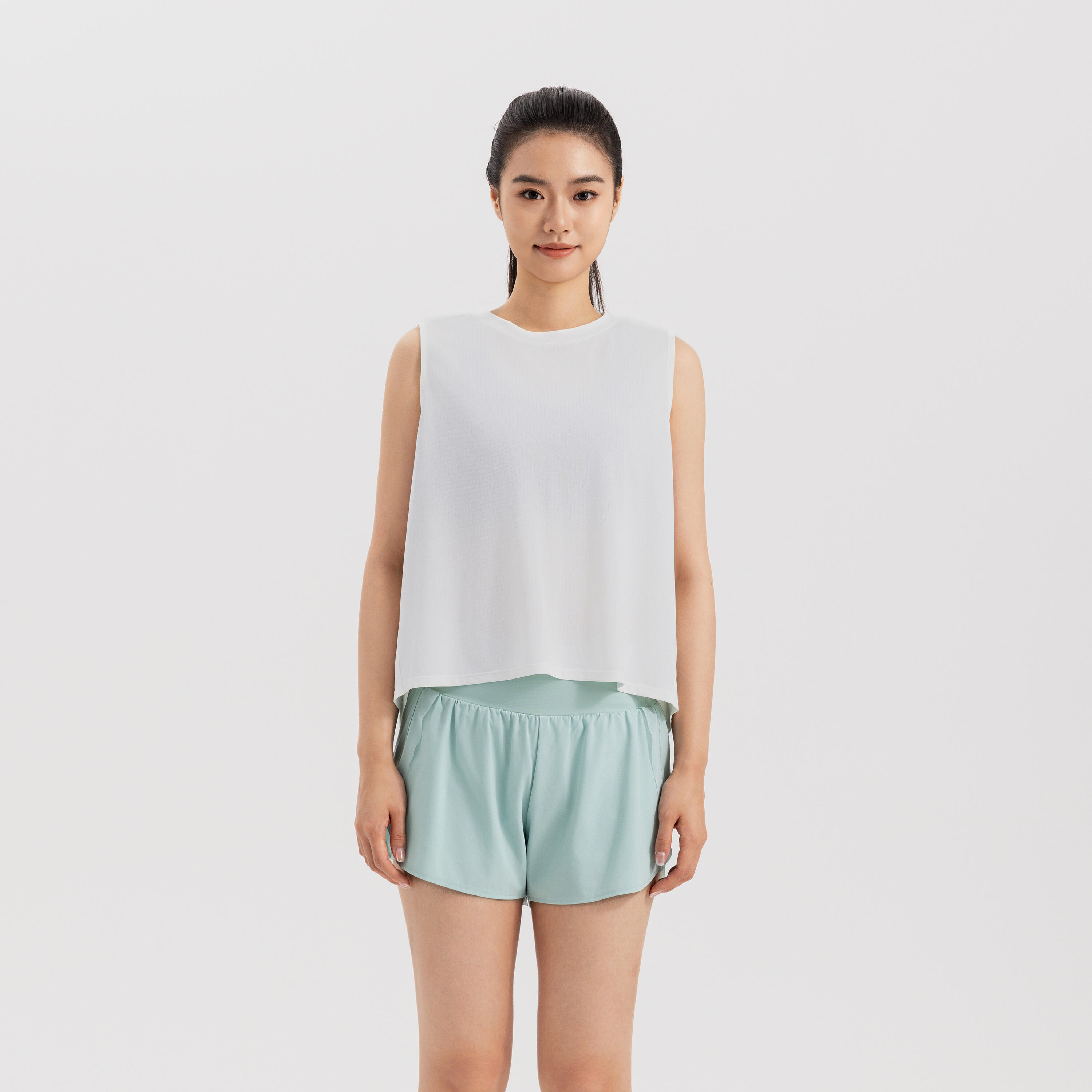 Women Training Tank, FTA 520, Cotton White