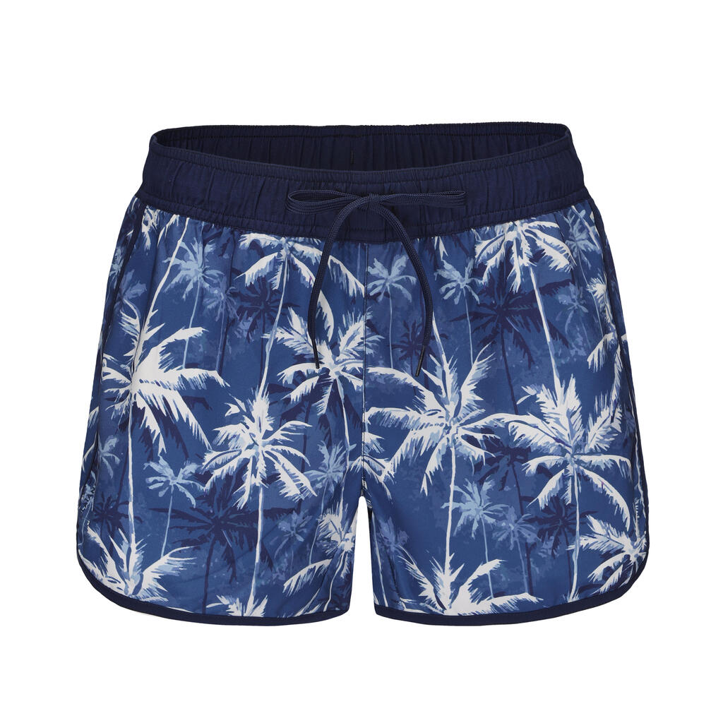 Short de bain surf Femme - TINI PALM BLUE